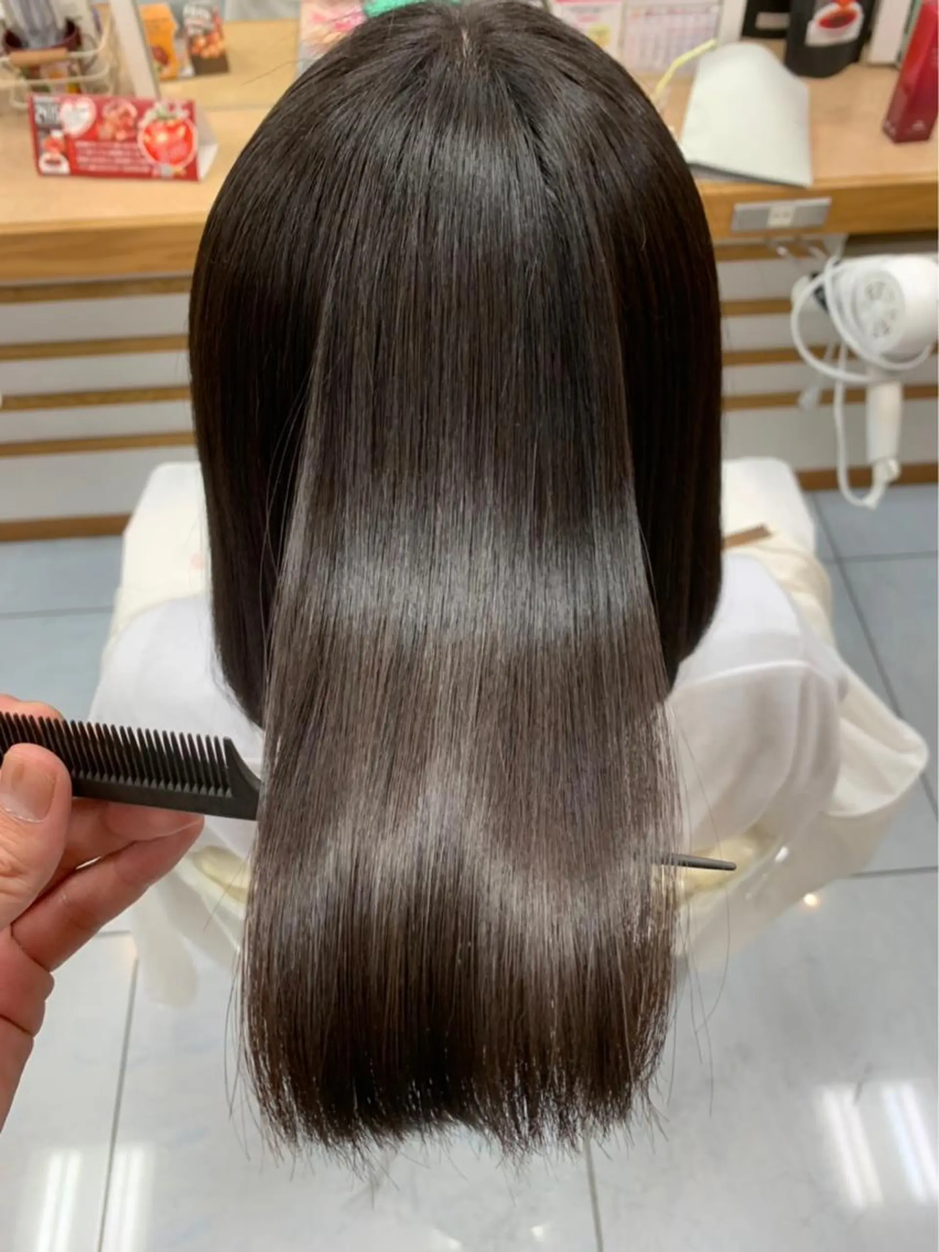 ロング 🔸縮毛矯正/髪質 改善カラー石崎🔸のヘアスタイル