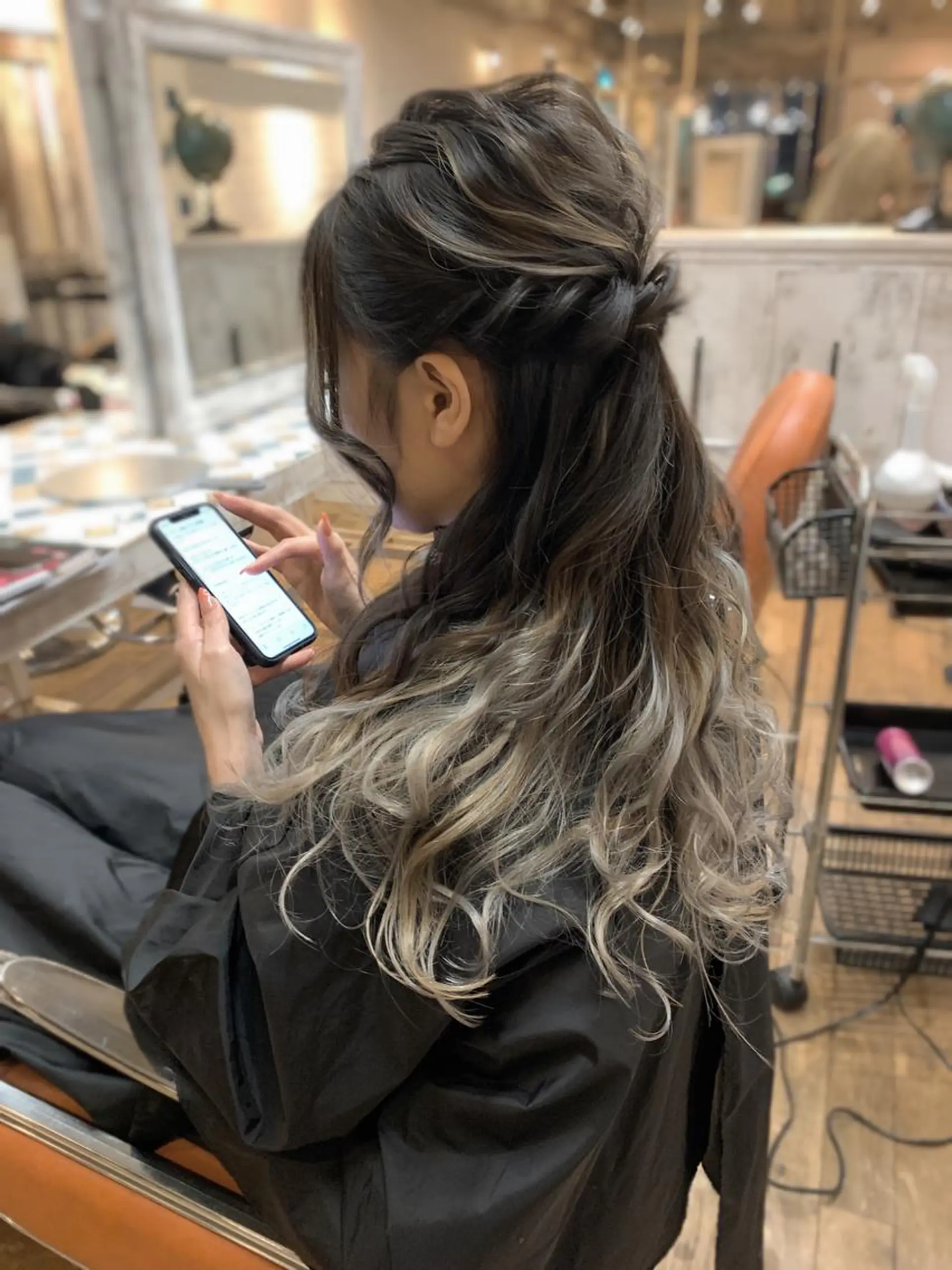 カラー バレイヤージュ Beyond（kitaro）所属・石井辰功也 フリーランス美容師のヘアスタイル