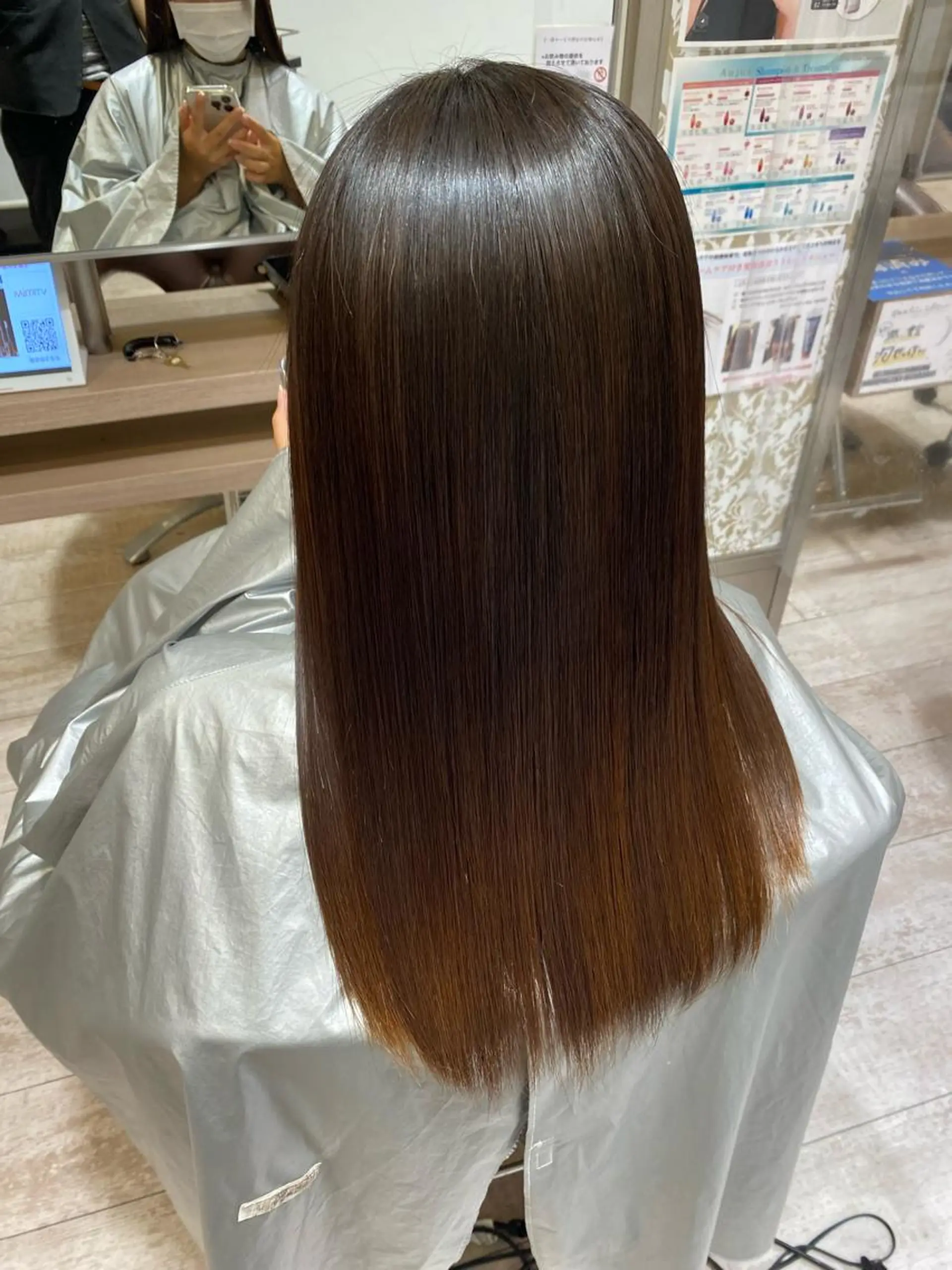 ロング 縮毛矯正 鯉谷　僚 【本物の髪質改善】のヘアスタイル