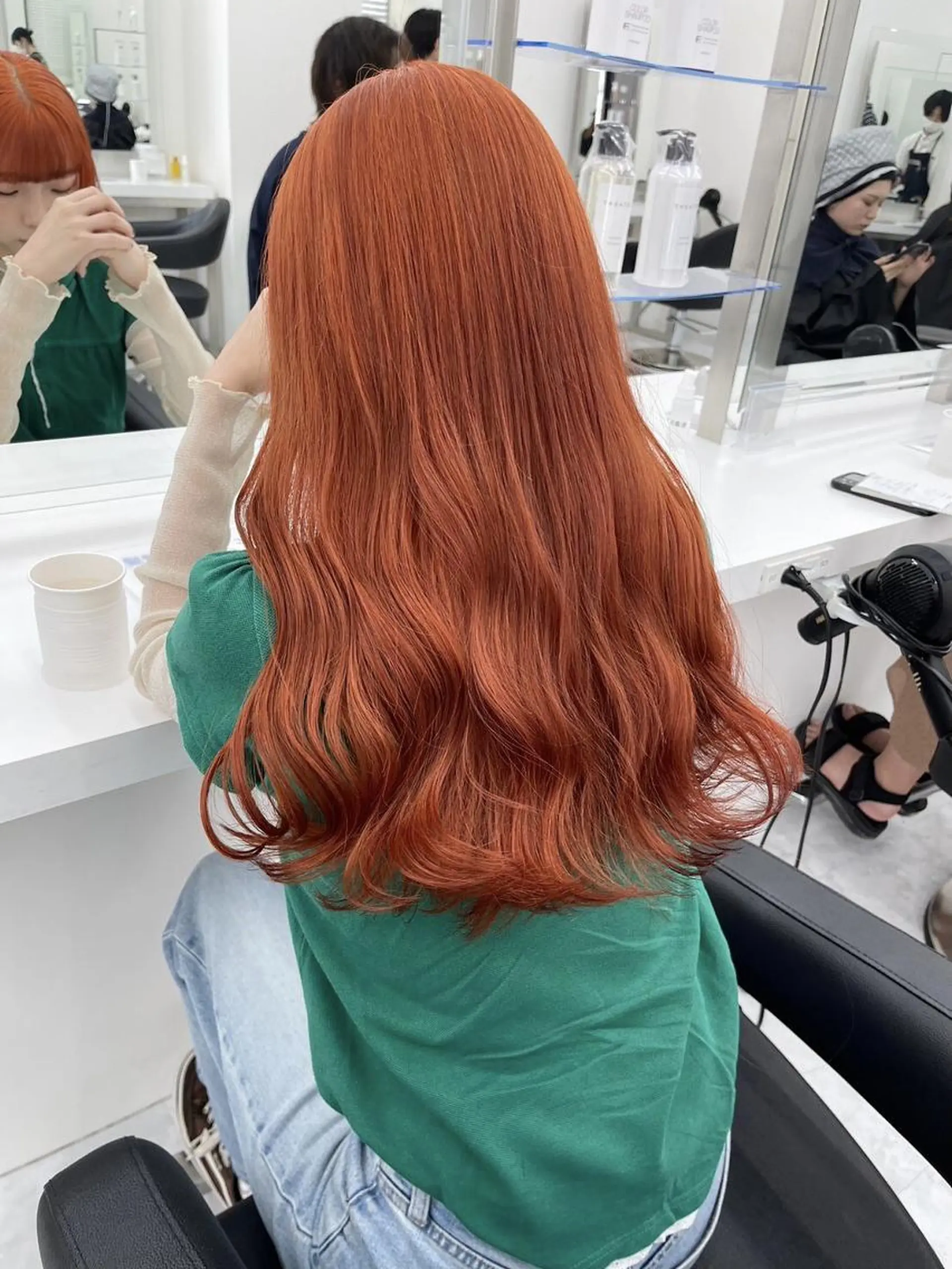 カラー ヘアカラー トリートメント ヘッドスパ ヘアセット 🫧艶ハイトーン/ ブリーチ/原宿のヘアスタイル