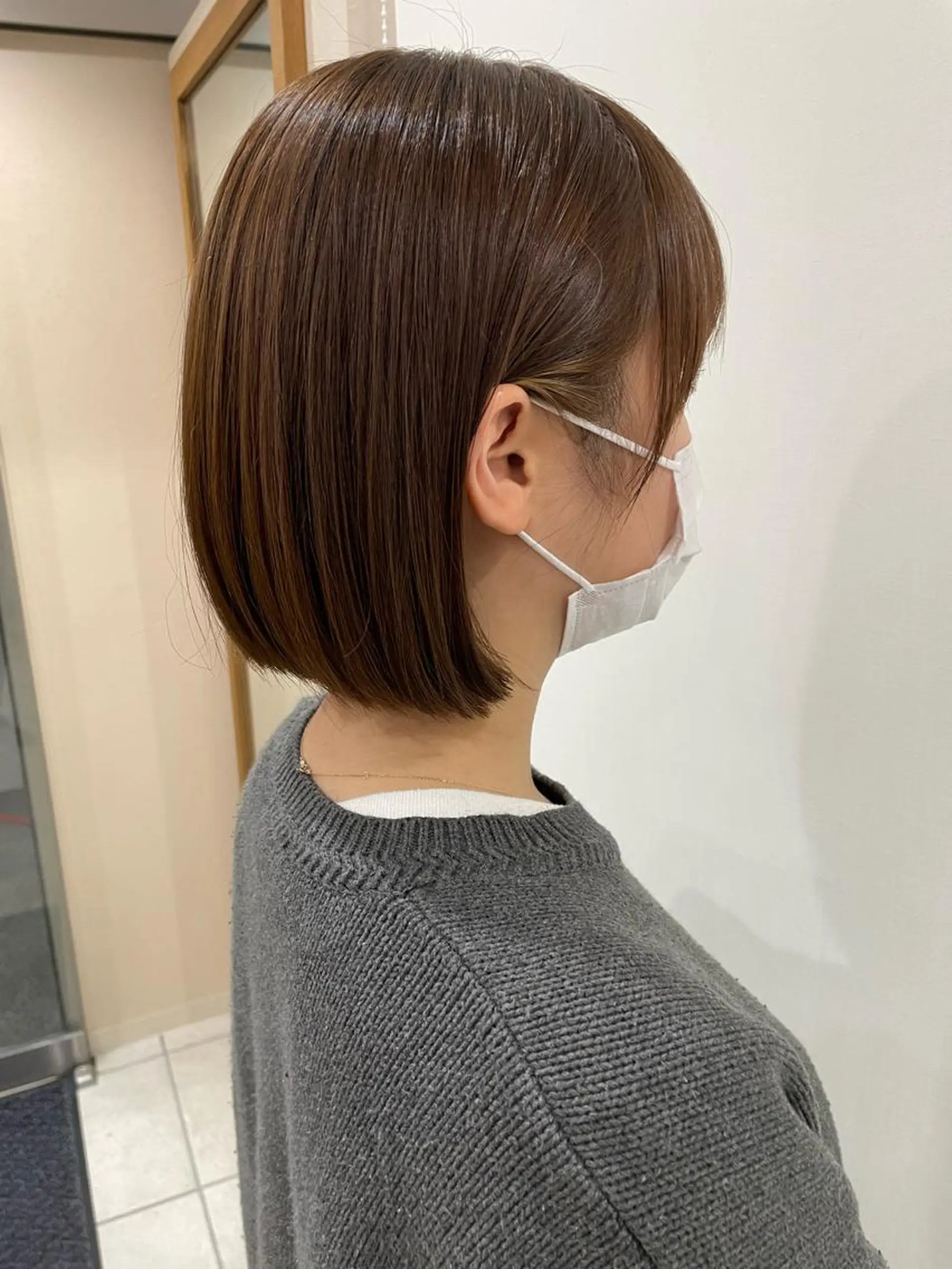 ショート 巻けるケア縮毛矯正✨ ケアカラー✨山下のヘアスタイル