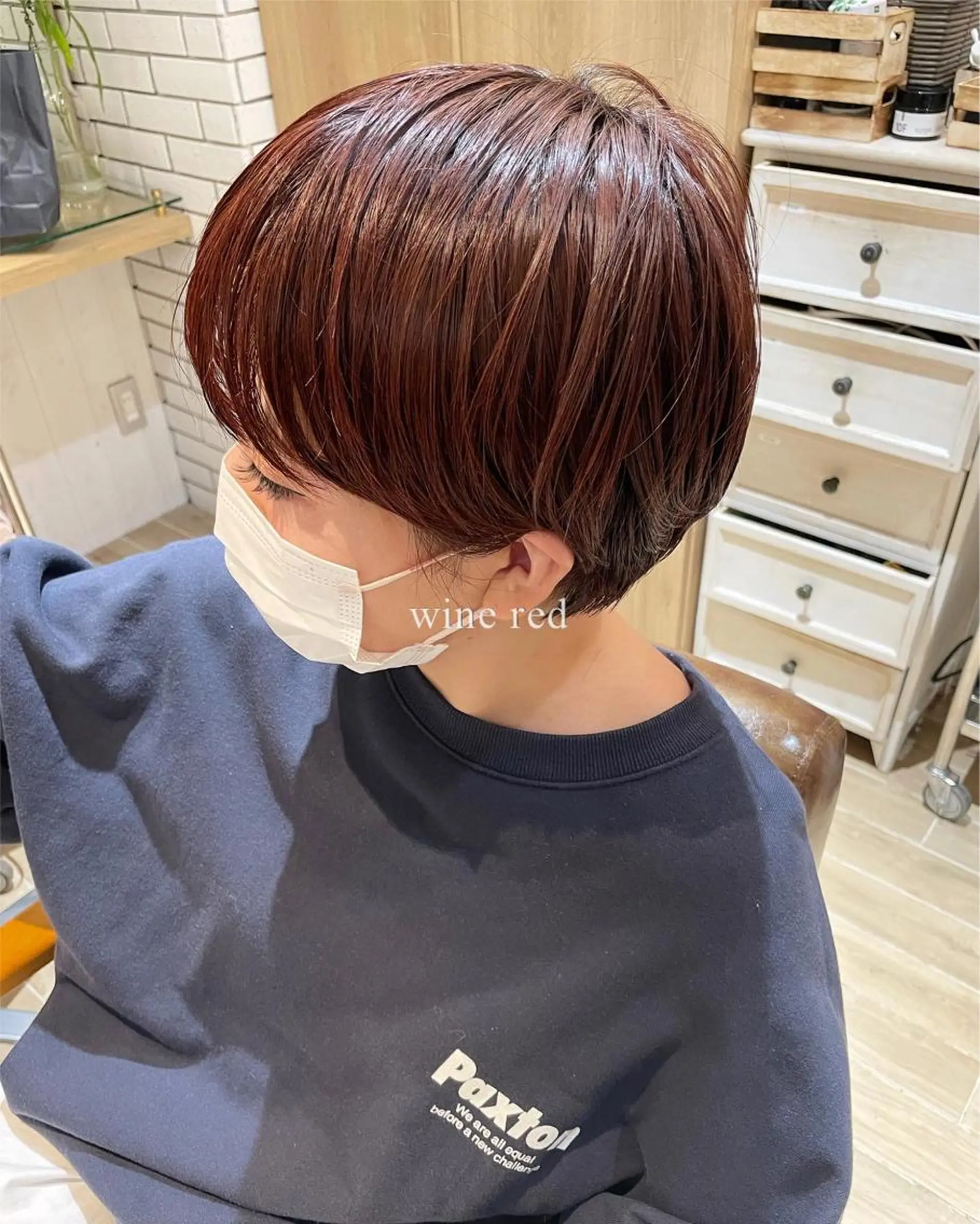 ショート カラー カット ヘアカラー トリートメント ケアブリーチ/ エクステ/レイヤーのヘアスタイル