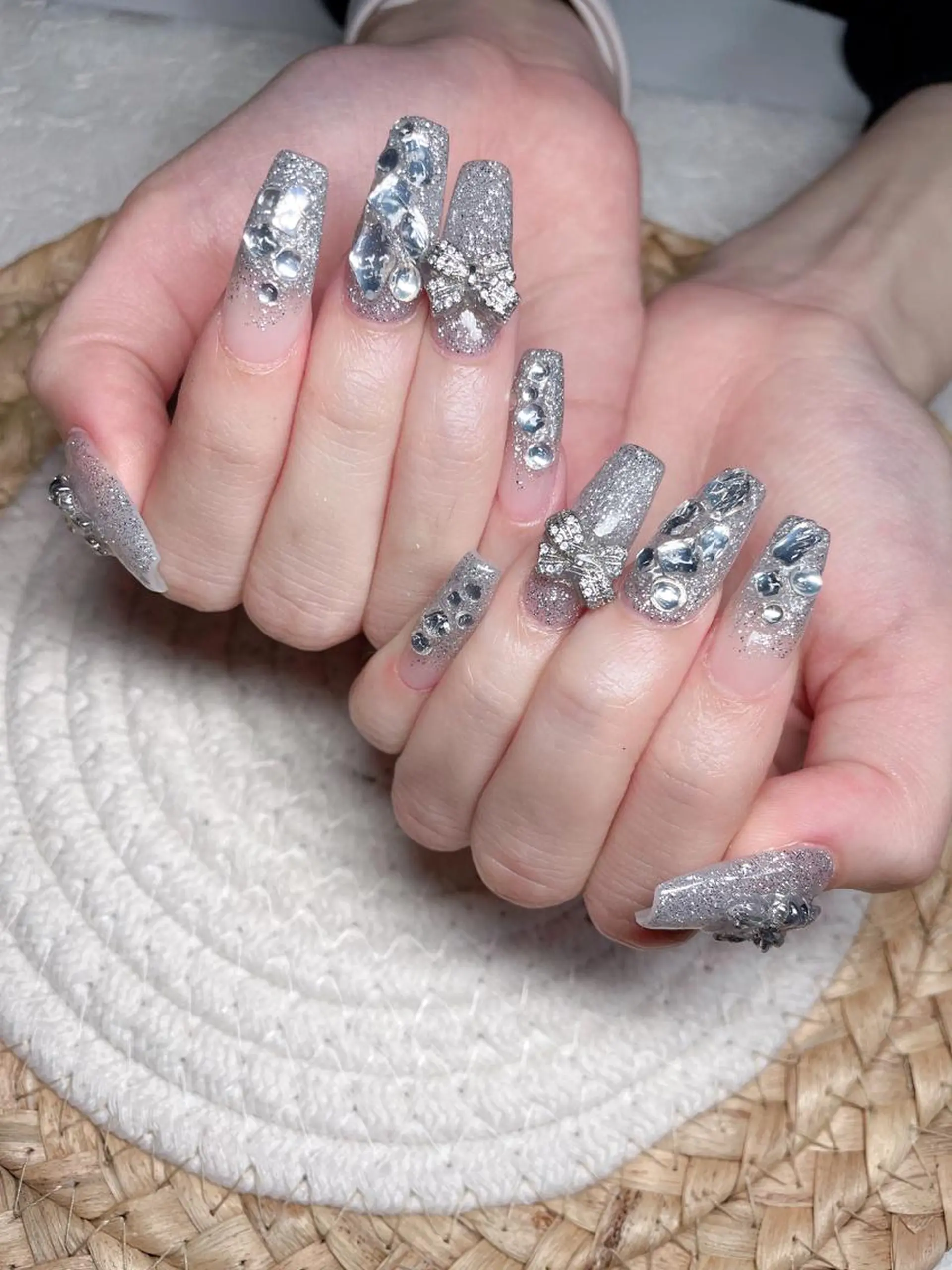 ネイル ハンドネイル M🌷nail 長さだし専門店のネイルデザイン