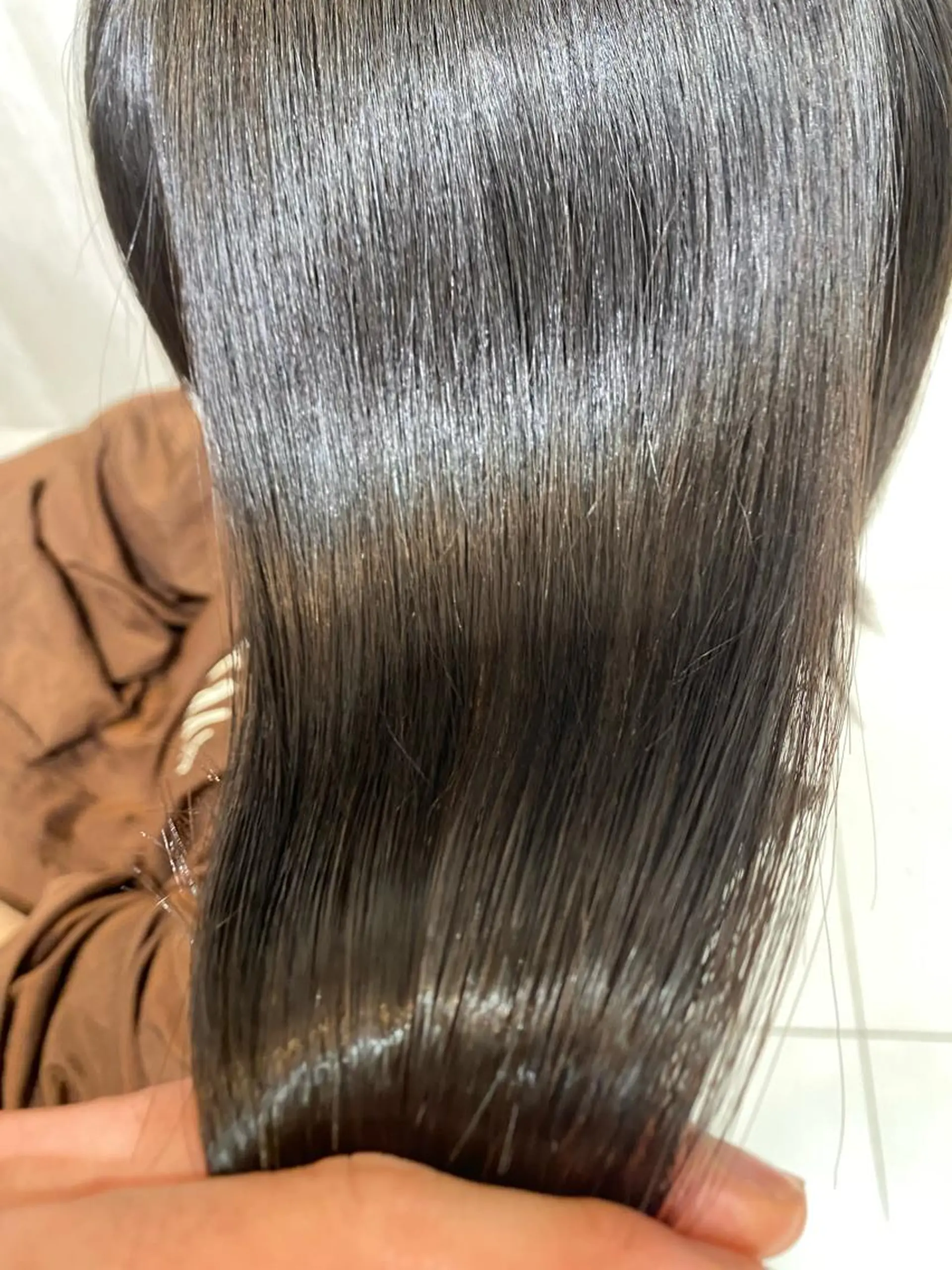 セミロング 髪質改善 縮毛矯正 縮毛矯正専門家 大桃史朗のヘアスタイル