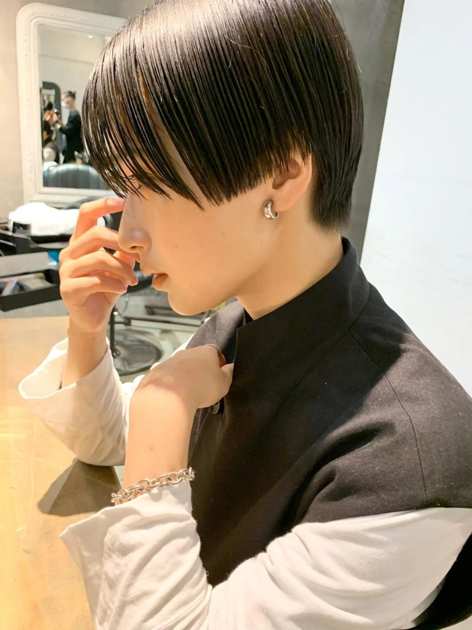 ショート ハンサムショート ショートヘア kvell by urban.所属・ショート・ボブ ・ウルフ✂︎IMAIのヘアスタイル