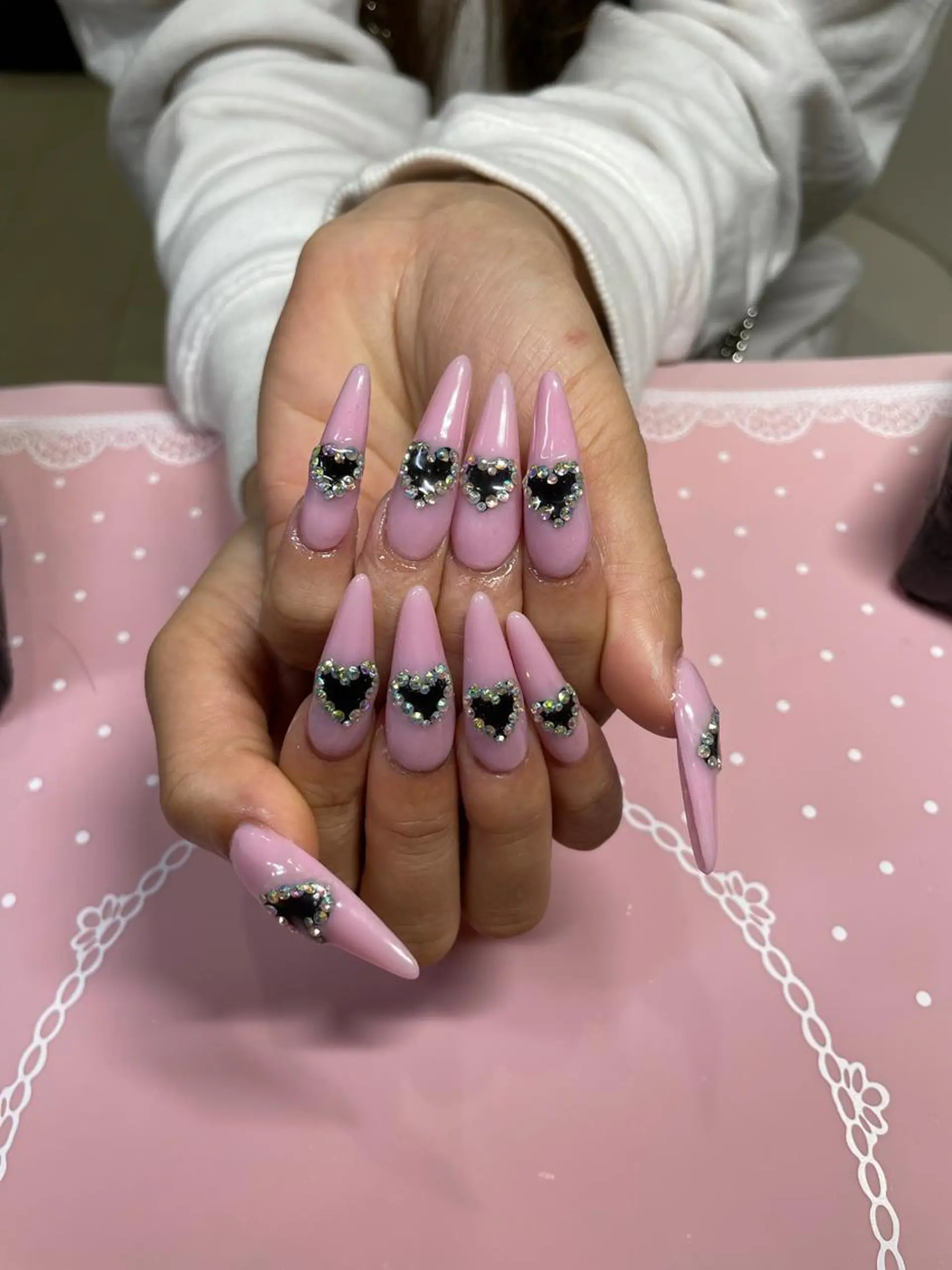 ロング ネイル ハンドネイル 《LB》ラブリエ Nail&eyeのマツエク・マツパデザイン