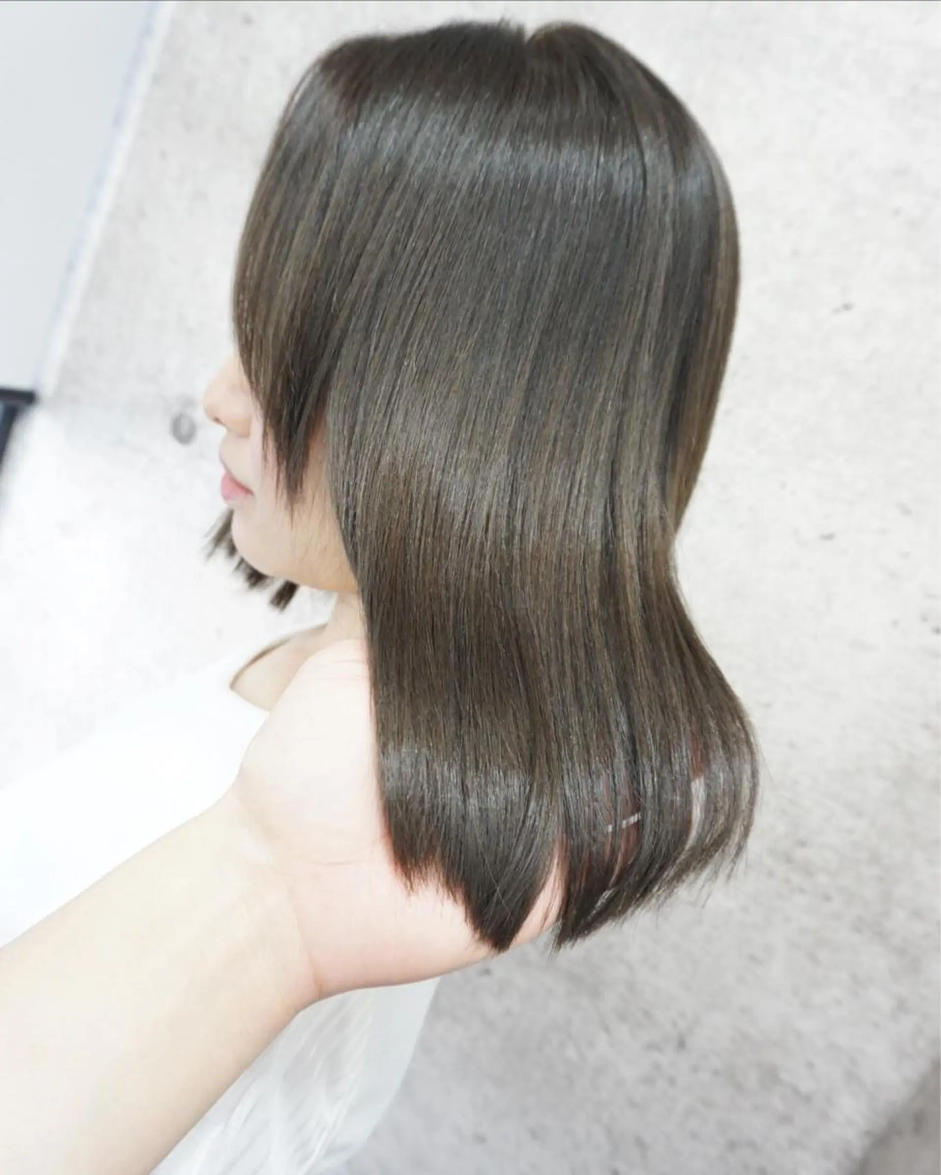 セミロング トリートメント カット ヘアカラー 縮毛矯正 トリートメント hair teria ryu 大塚のヘアスタイル