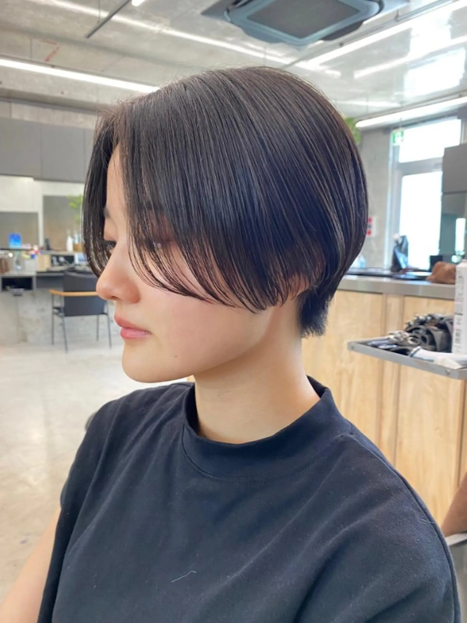 ショート カット トリートメント レイヤー/柔色 カラー/SAkiのヘアスタイル