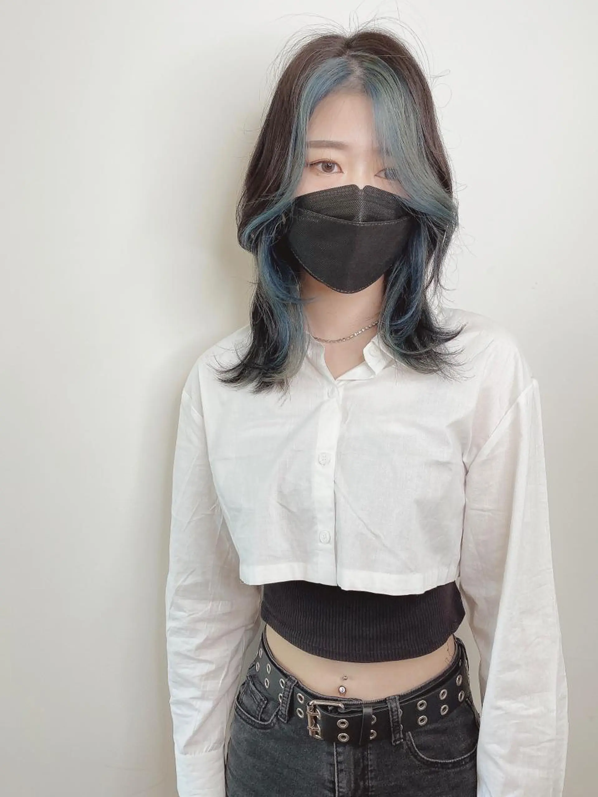 セミロング 23°NADAUN所属・岐阜1番韓国ヘア/ 星羅/23°のヘアスタイル