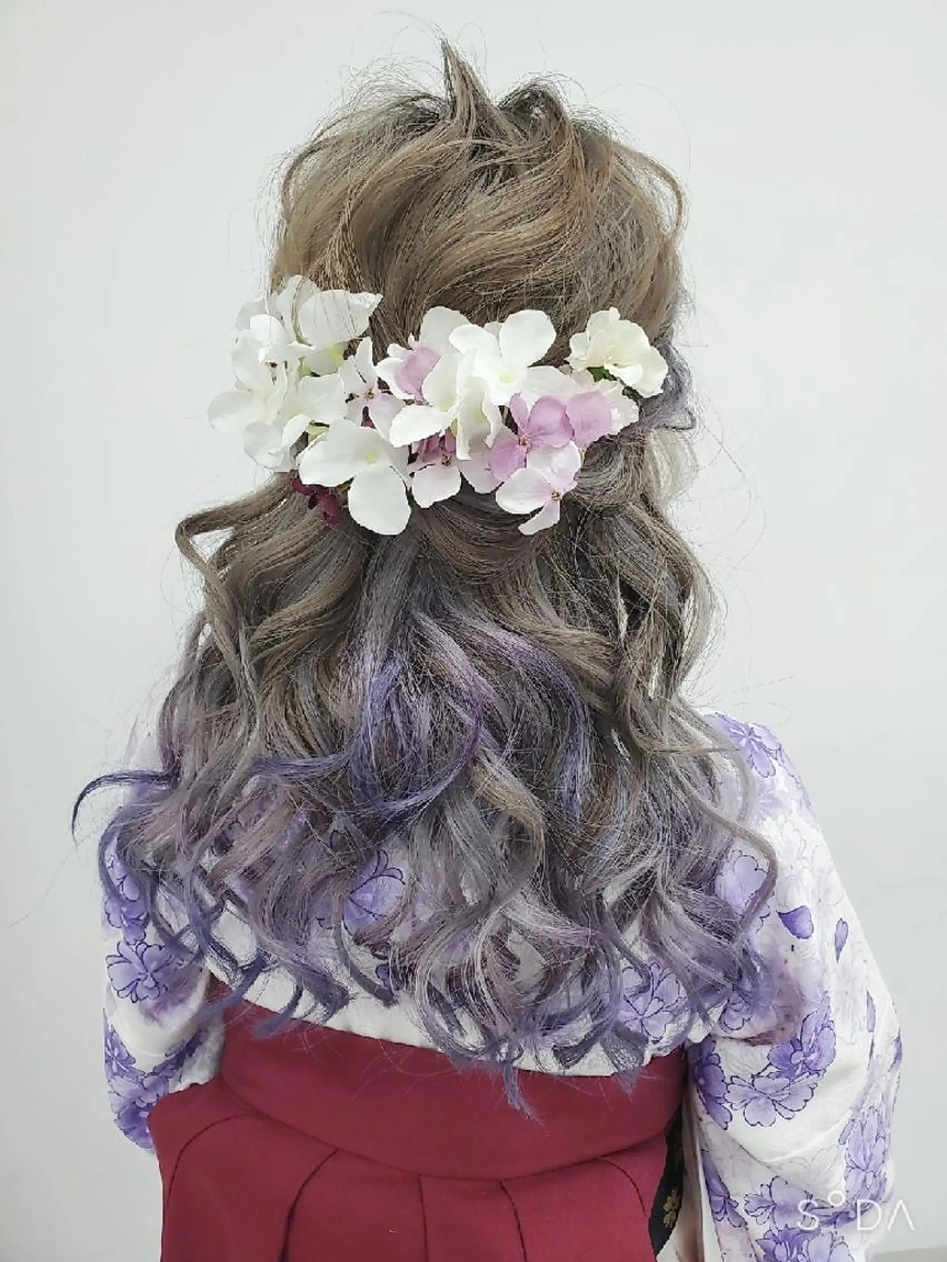 ヘアアレンジ ハーフアップ 卒業式のヘアスタイル 倉持 龍歩のヘアスタイル