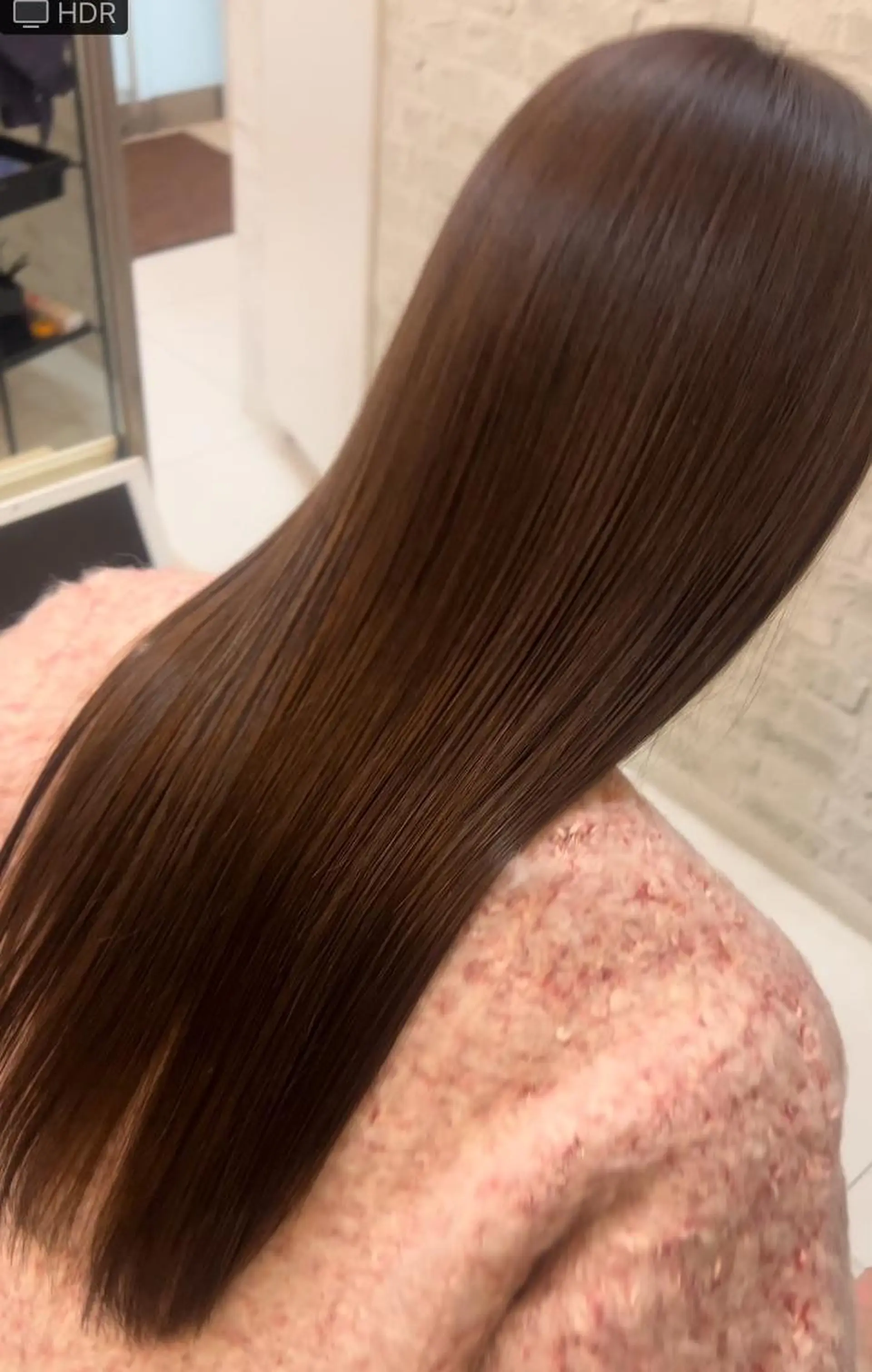 ロング 髪質改善 ロング 艶グレージュカラー 美髪特化美容師のヘアスタイル