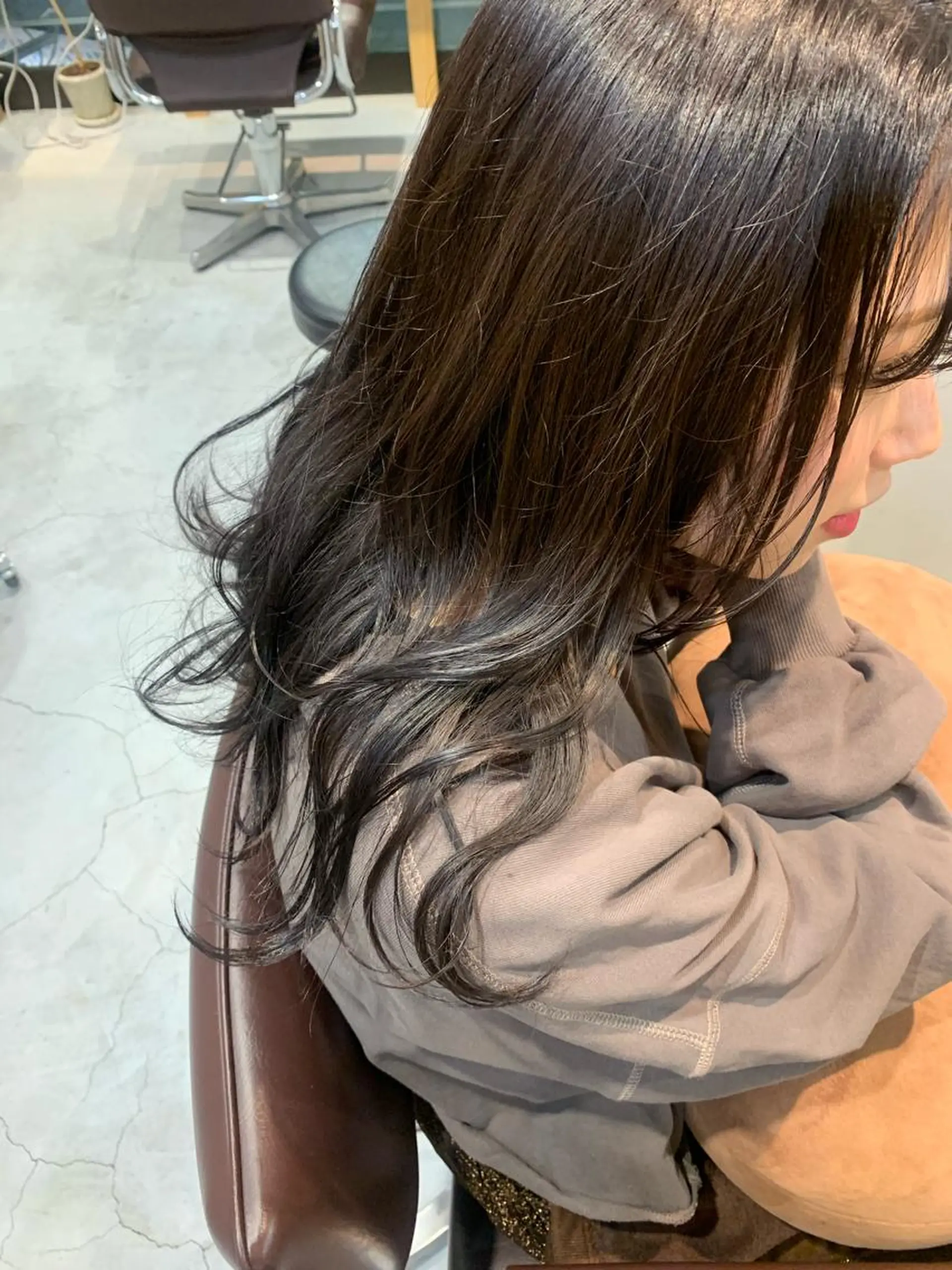 ロング カラー ヘアアレンジ メンズ メンズ就活ヘア GO TODAY シェアサロン 表参道Flos店所属・nishi fuyumiのヘアスタイル