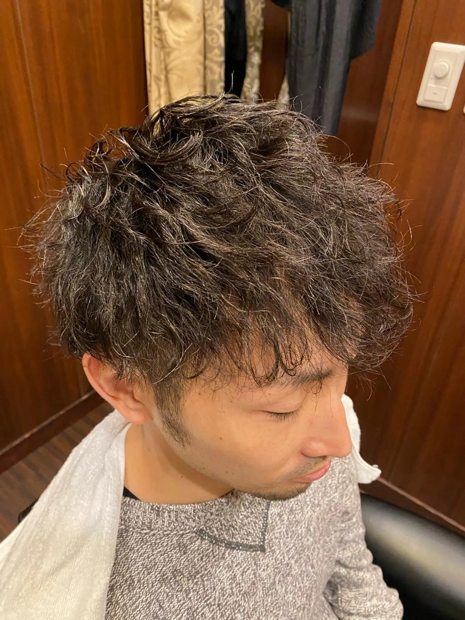 パーマ メンズ ヒロ銀座ヘアーサロン池袋 サンシャイン通り店所属・カットモデル 募集/松本大岐のヘアスタイル