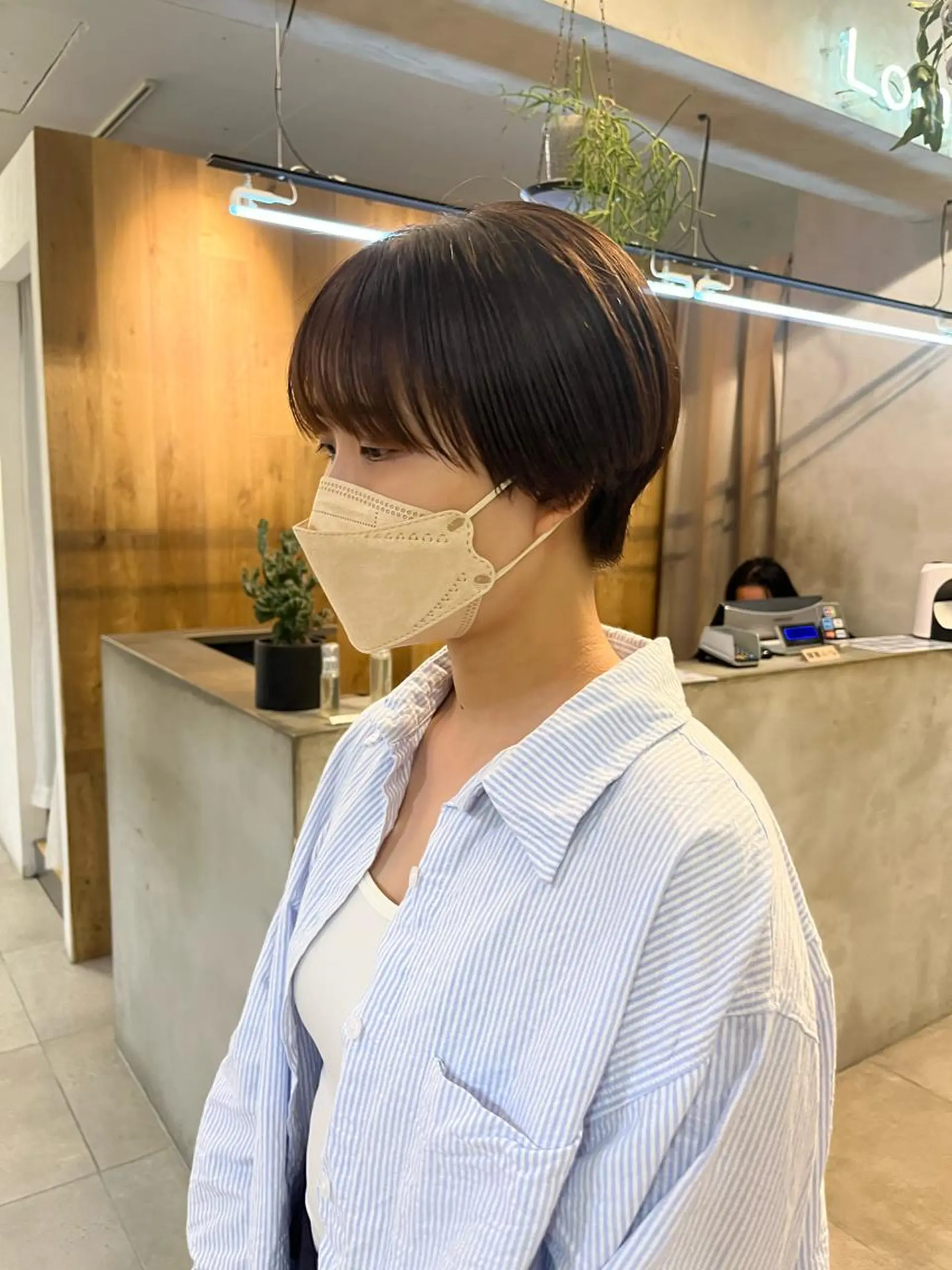 ショート カラー パーマ ヘアアレンジ メンズ キッズ ネイル マツエク・マツパ アイブロウ お洒落パーマ/ボブ ❄️Tomoka❄️のヘアスタイル