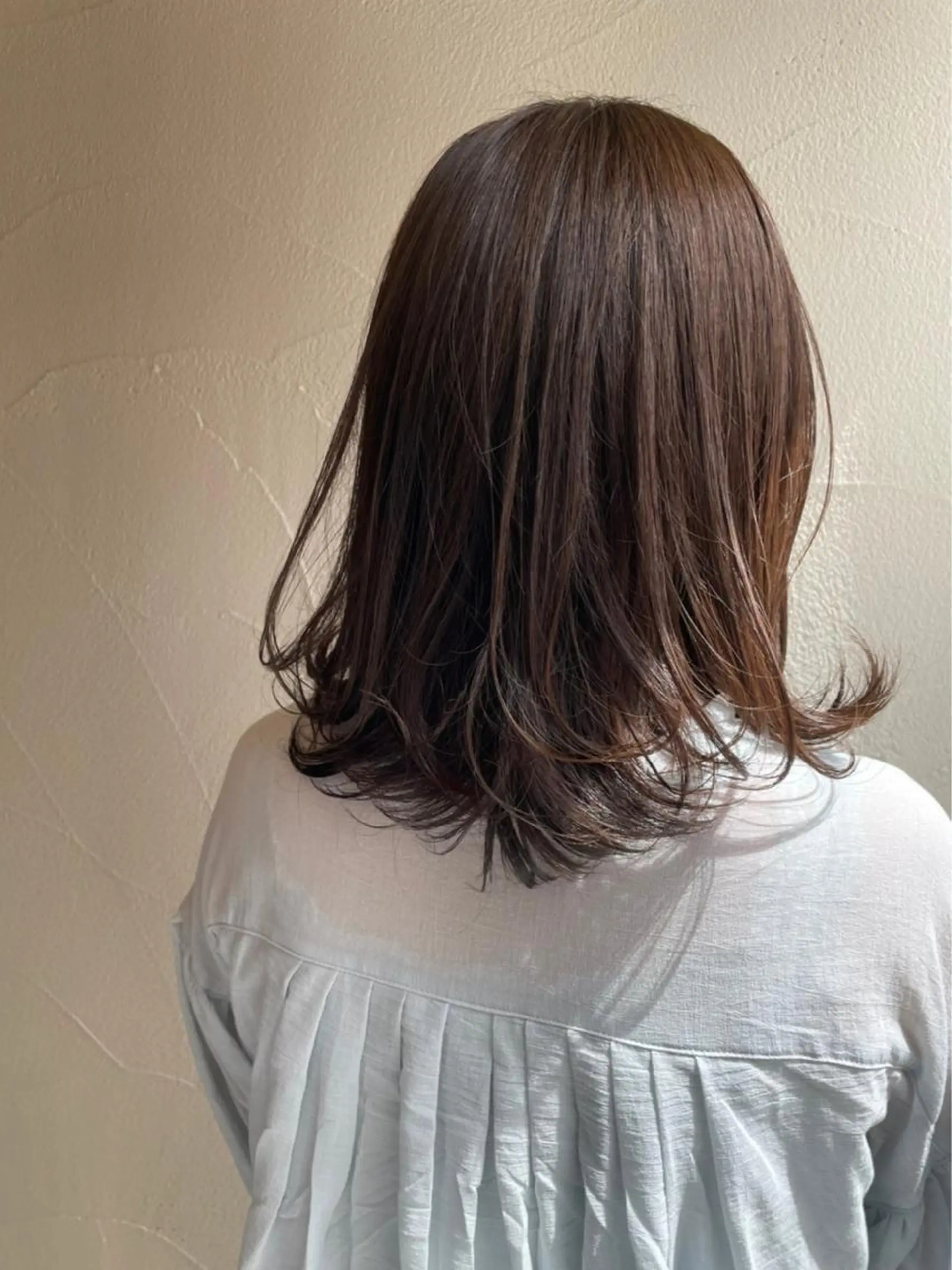 ミディアム ラベンダーベージュ くびれヘア ハイライト 髪質改善 タンバルモリ ❄️中川 慎之介❄️のヘアスタイル