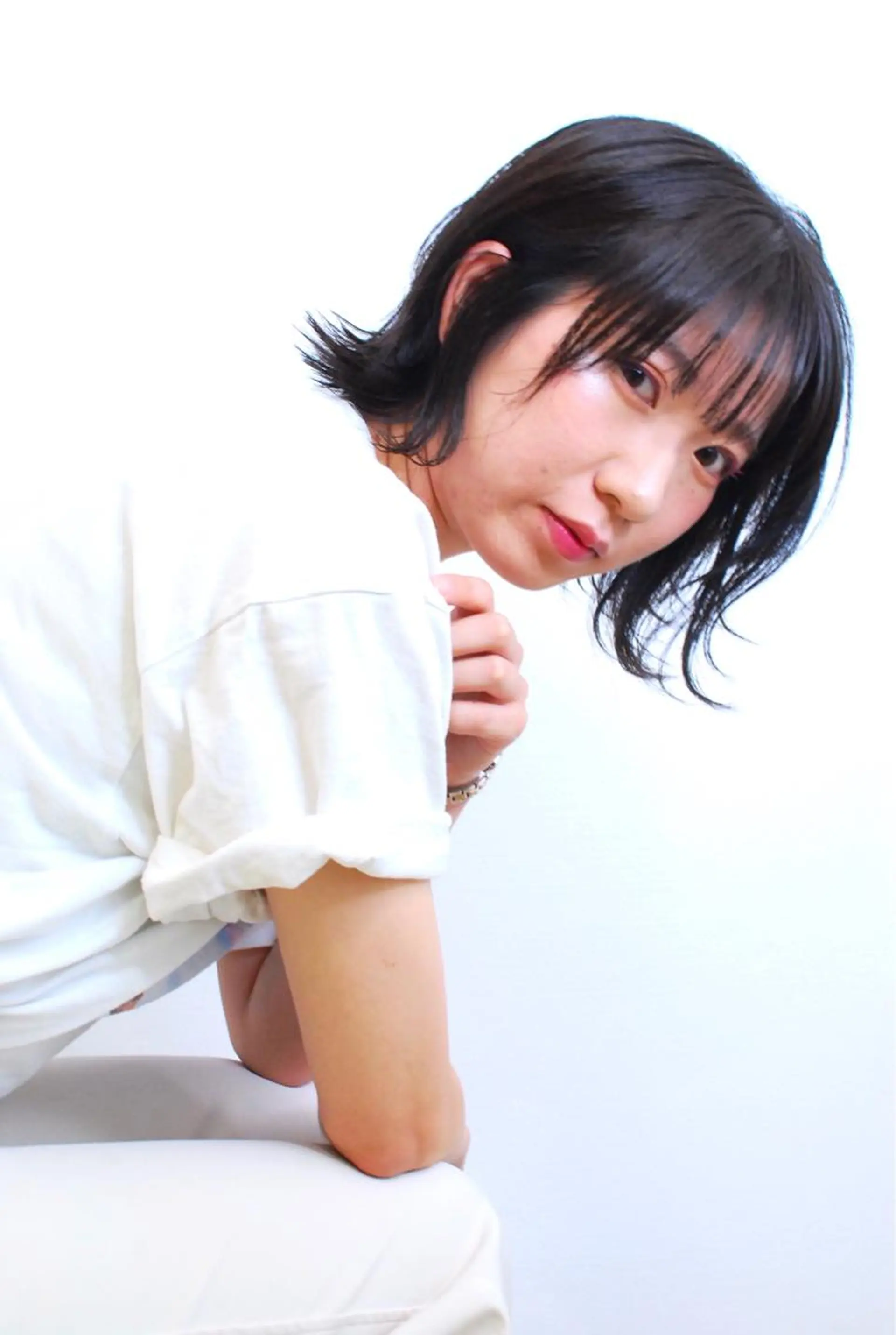 ショート ボブ 外ハネヘア 門田 恭弥のヘアスタイル