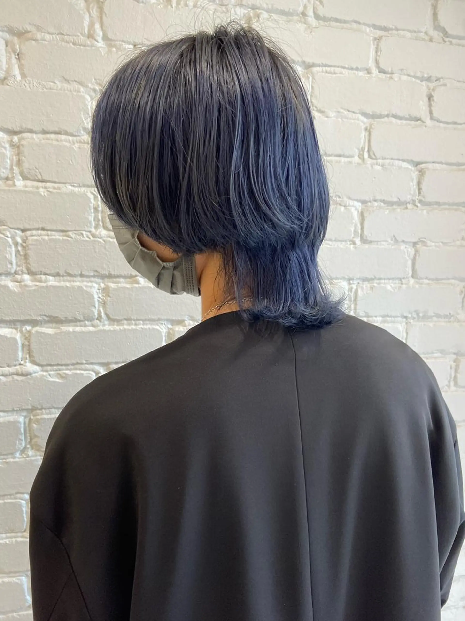 ショート カラー メンズ メンズブリーチ ブリーチ ブルーカラー VANCOUNCIL春日井所属・春日井/ハイトーン /高発色カラー/中村のヘアスタイル