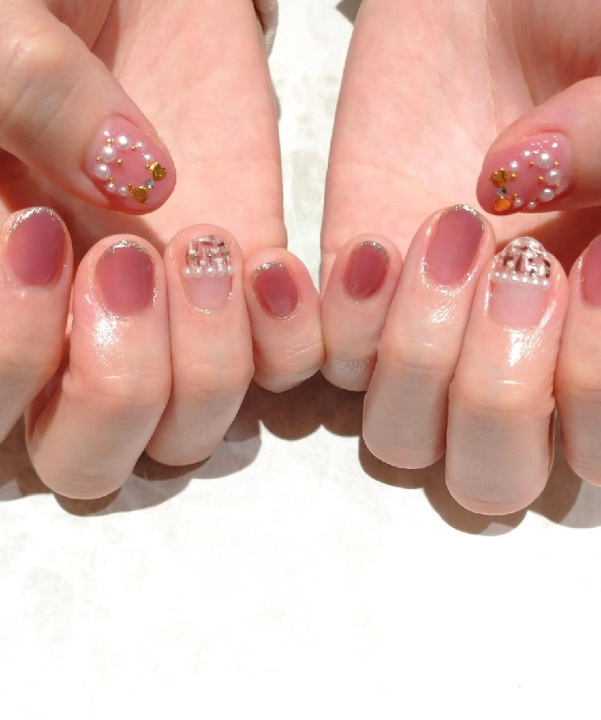 ネイル 冬ネイル クリスマス ハンドネイル 會田 瑠衣のネイルデザイン