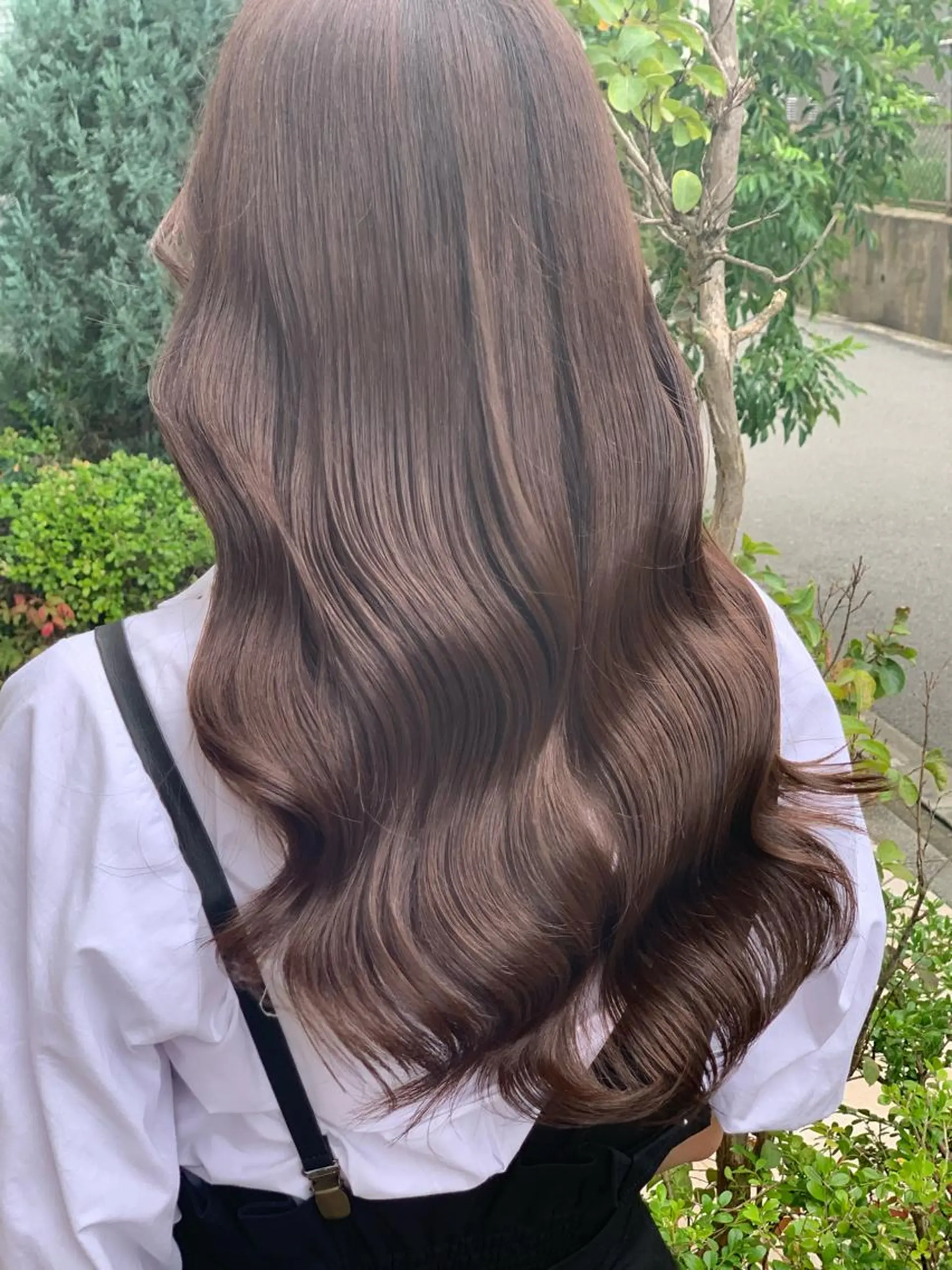 ロング カラー トリートメント カット ヘアカラー トリートメント 艶髪レイヤー上田 紗也🇰🇷💗のヘアスタイル