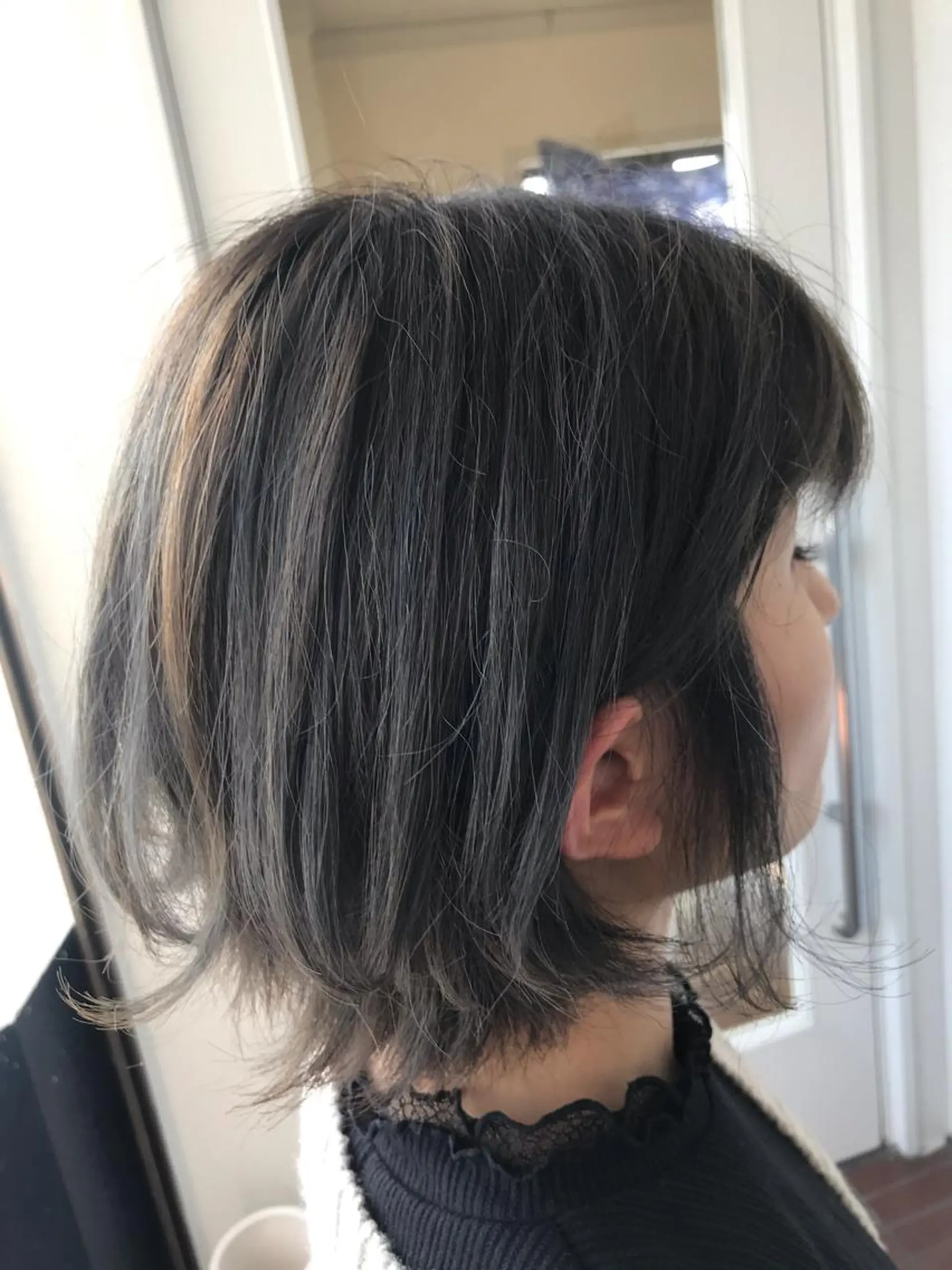 ミディアム アイスグレージュ 大嶋 宏隆のヘアスタイル