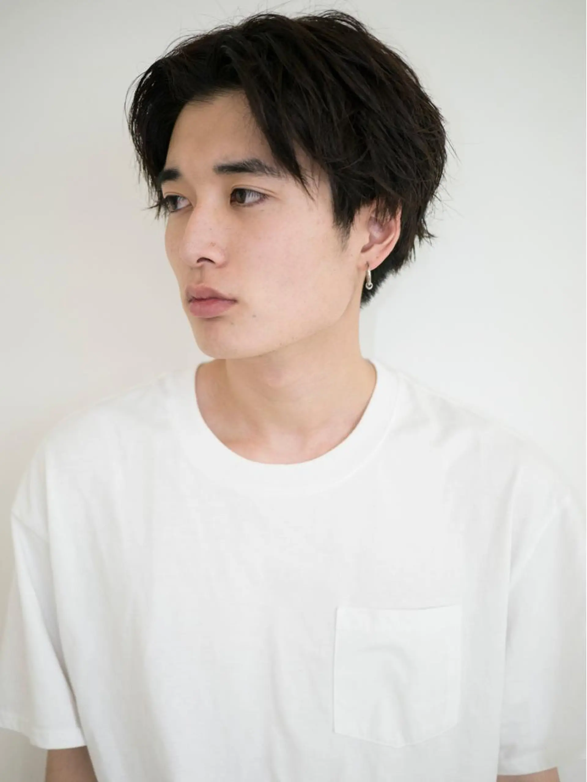 メンズ センターパート カット 渋谷メンズカット/ 工藤靖也のヘアスタイル