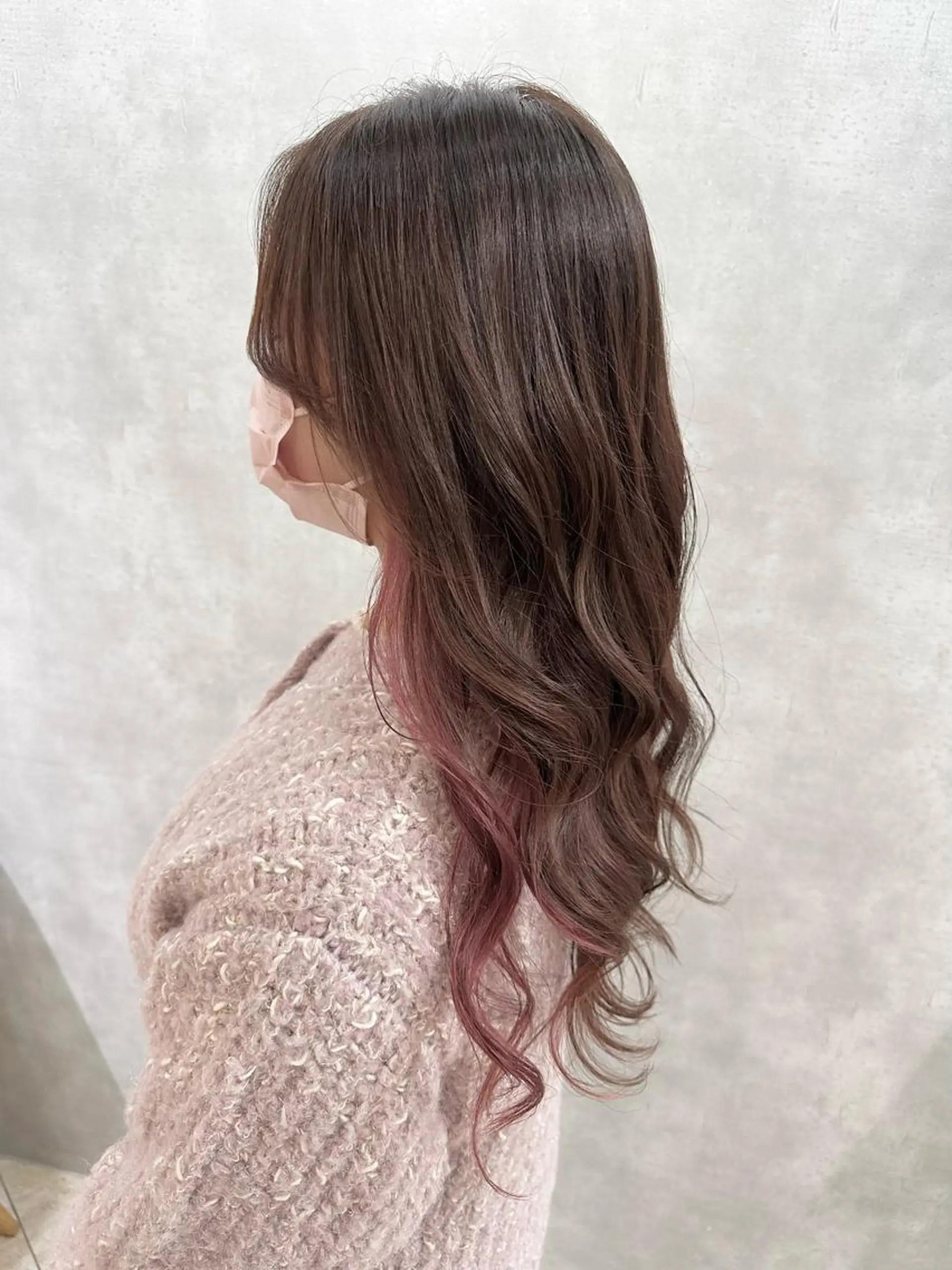 ロング カラー ピンクカラー hiar make ROSEL所属・ROSEL末吉 海渡のヘアスタイル