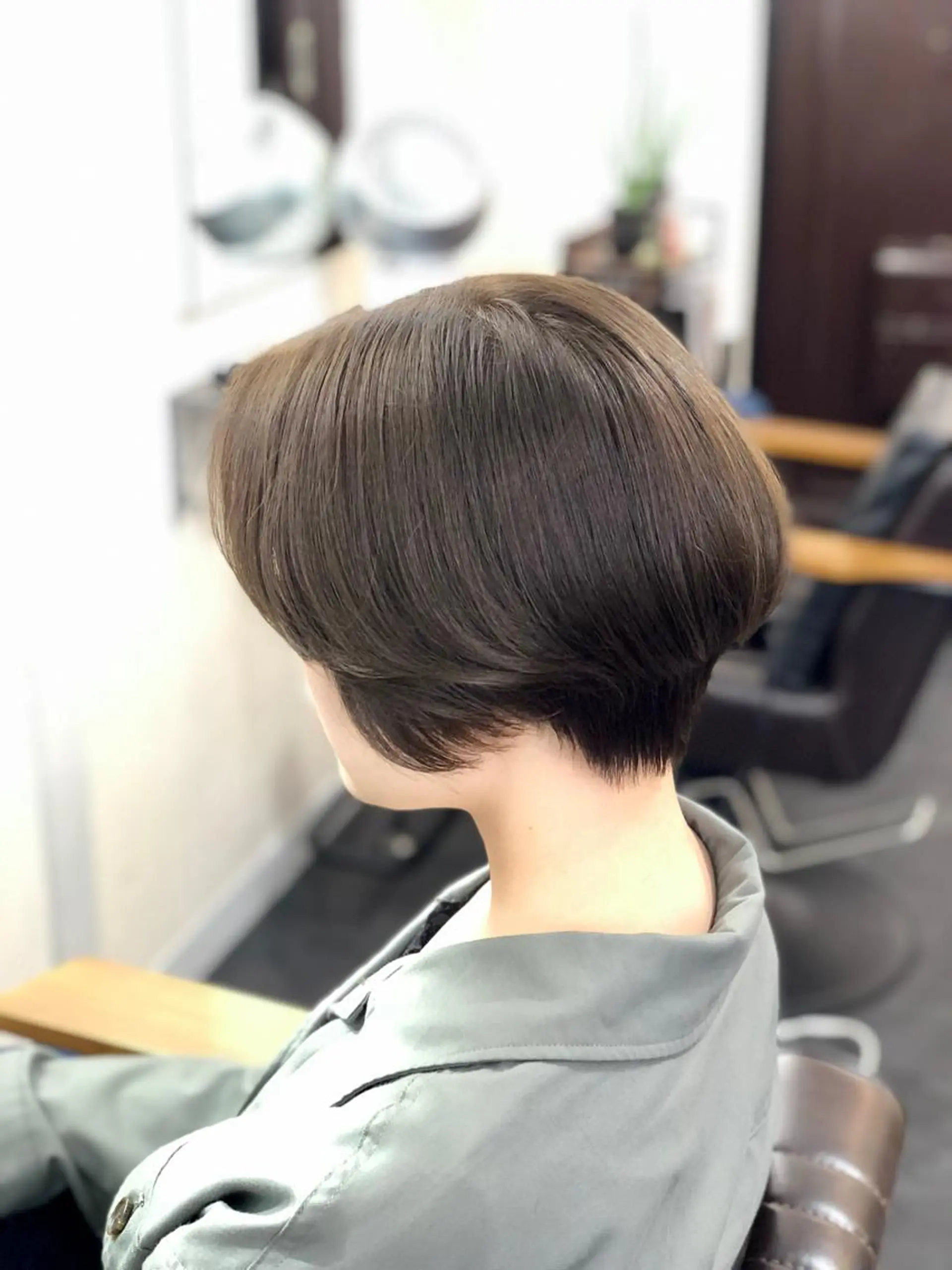 ショート カラー グレージュ オリーブカラー オリーブグレージュ オリーブグレー カット ヘアカラー トリートメント wavi hair所属・後藤 ユウキ/髪質改善🫧のヘアスタイル