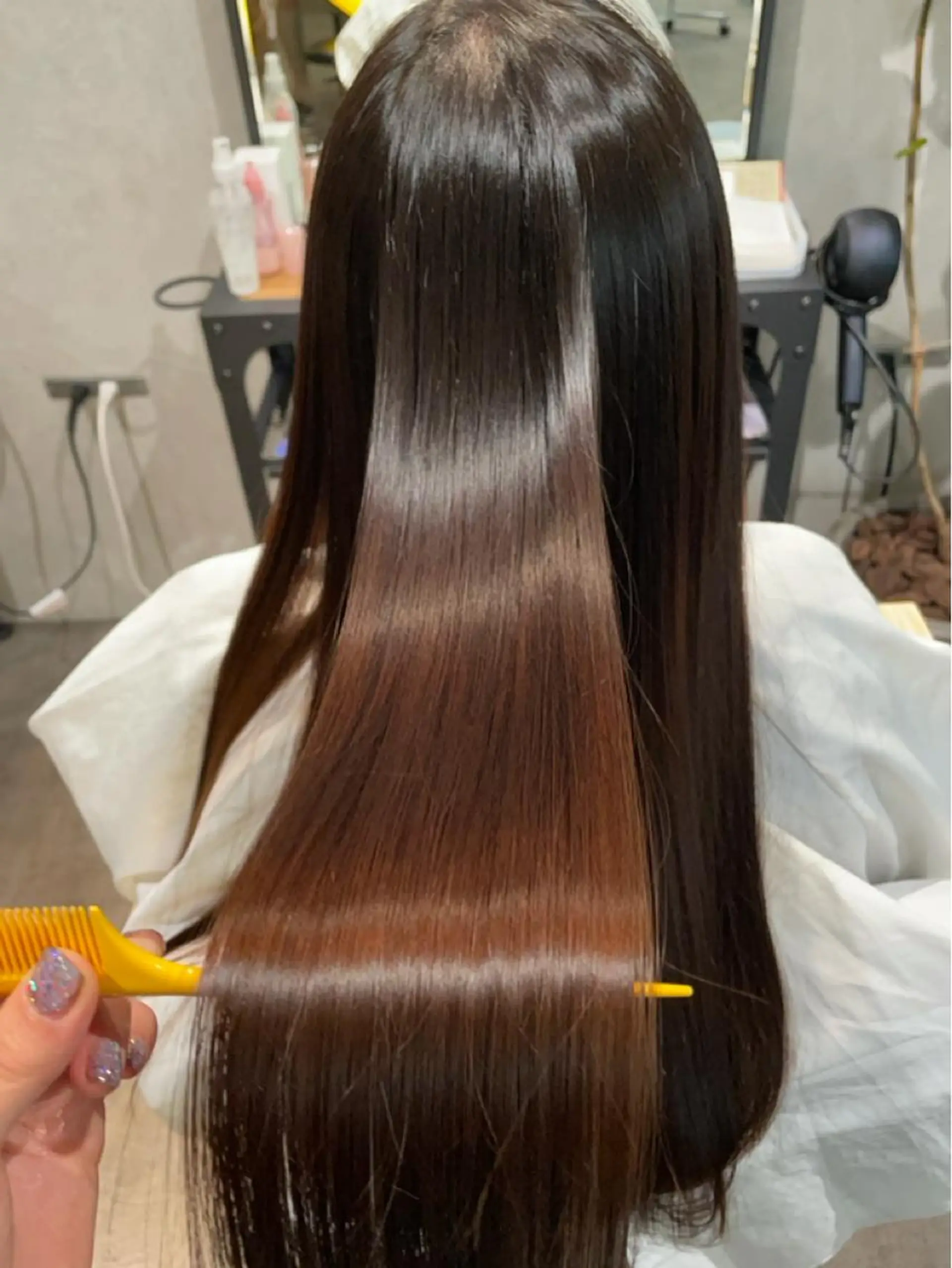 ロング カラー 髪質改善 トリートメント トリートメント ナチュラル透明感🌱 小山美樹子のヘアスタイル