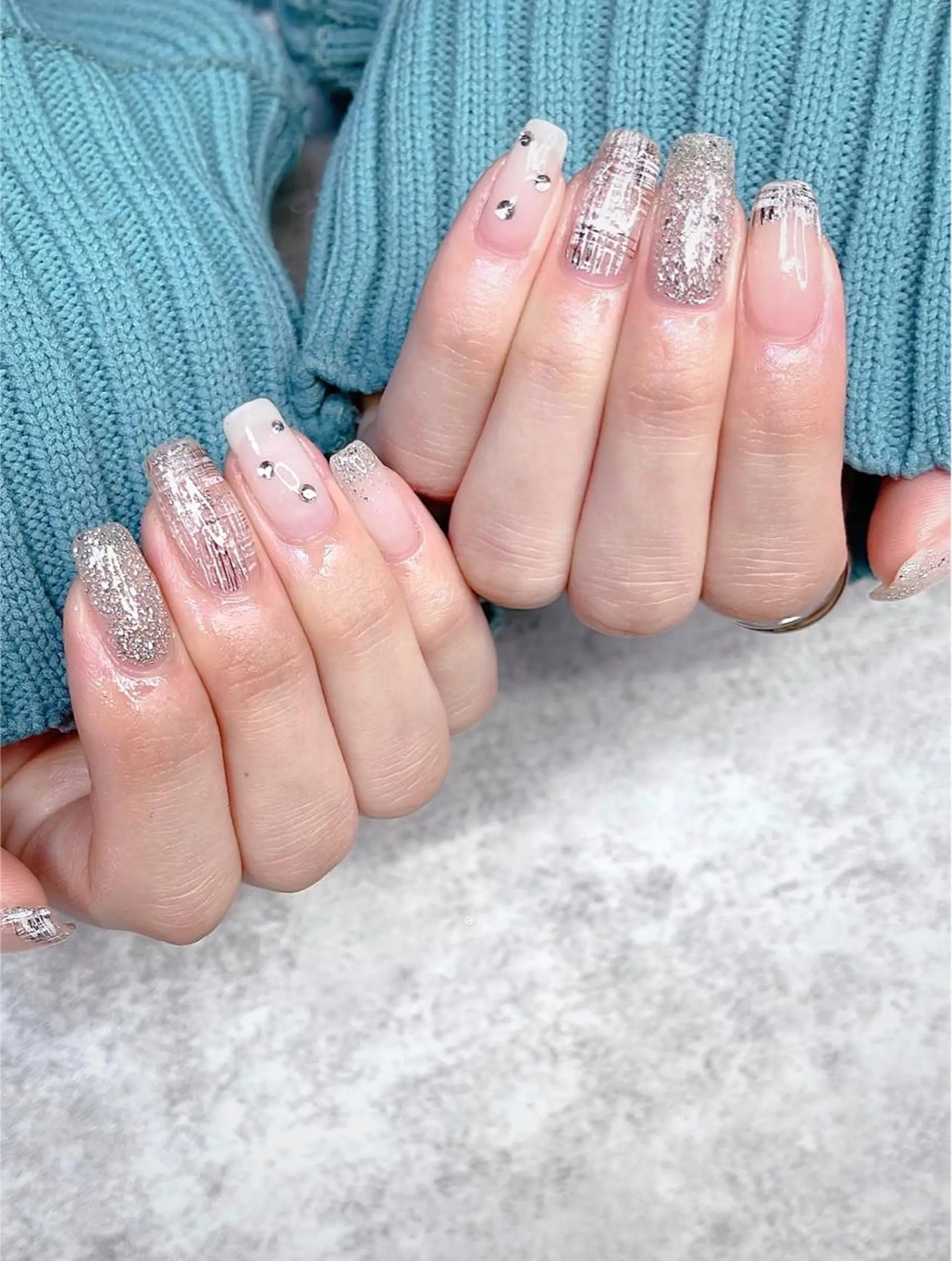 ミディアム めぐみのネイルサロン 惠のネイルデザイン