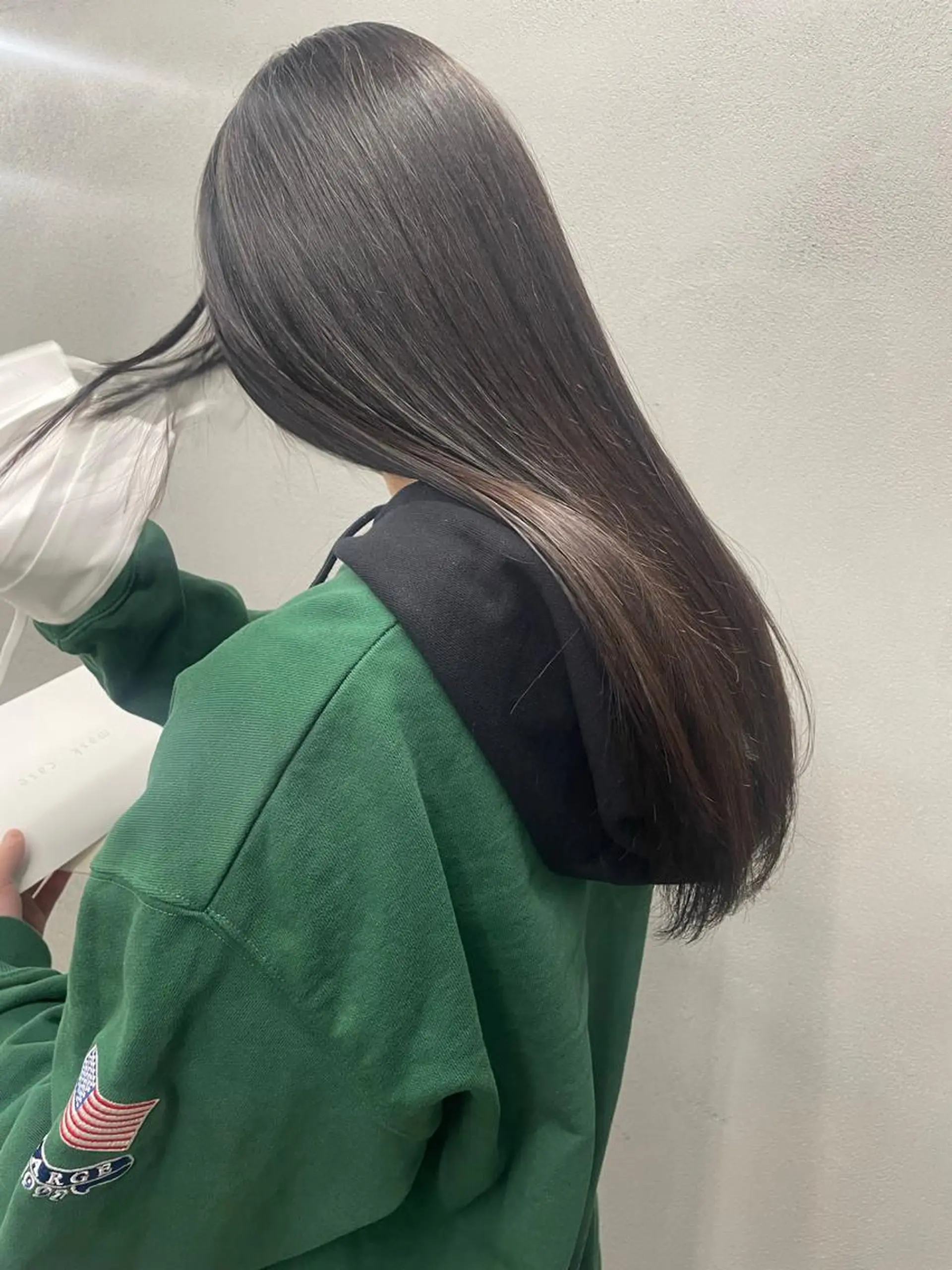 ロング 縮毛矯正 カット 縮毛矯正 トリートメント #tag  田島 純奈のヘアスタイル