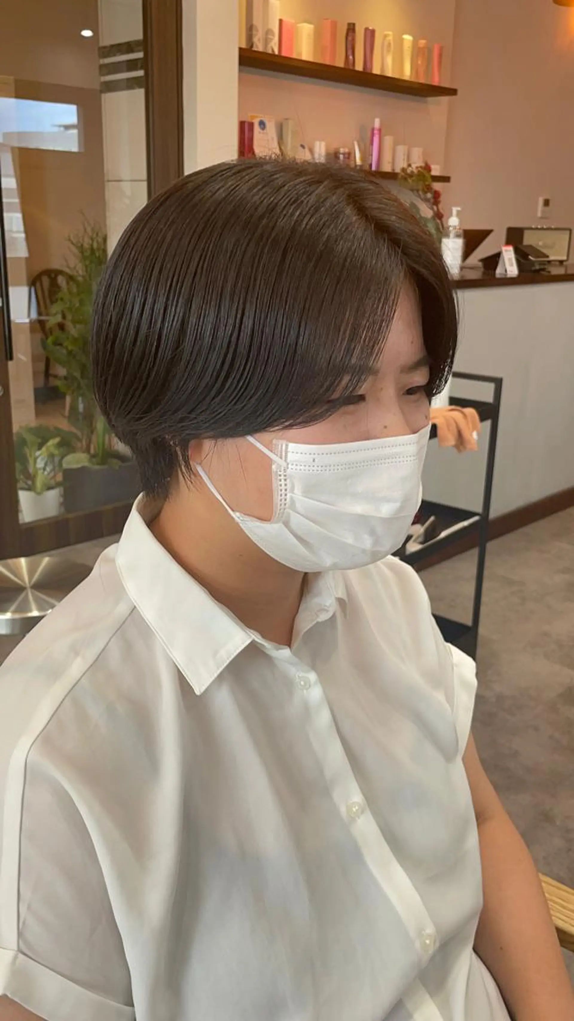 ショート カラー アッシュ アッシュブラウン ブラウンカラー ボブ/髪質改善/ soiナカジママドリのヘアスタイル