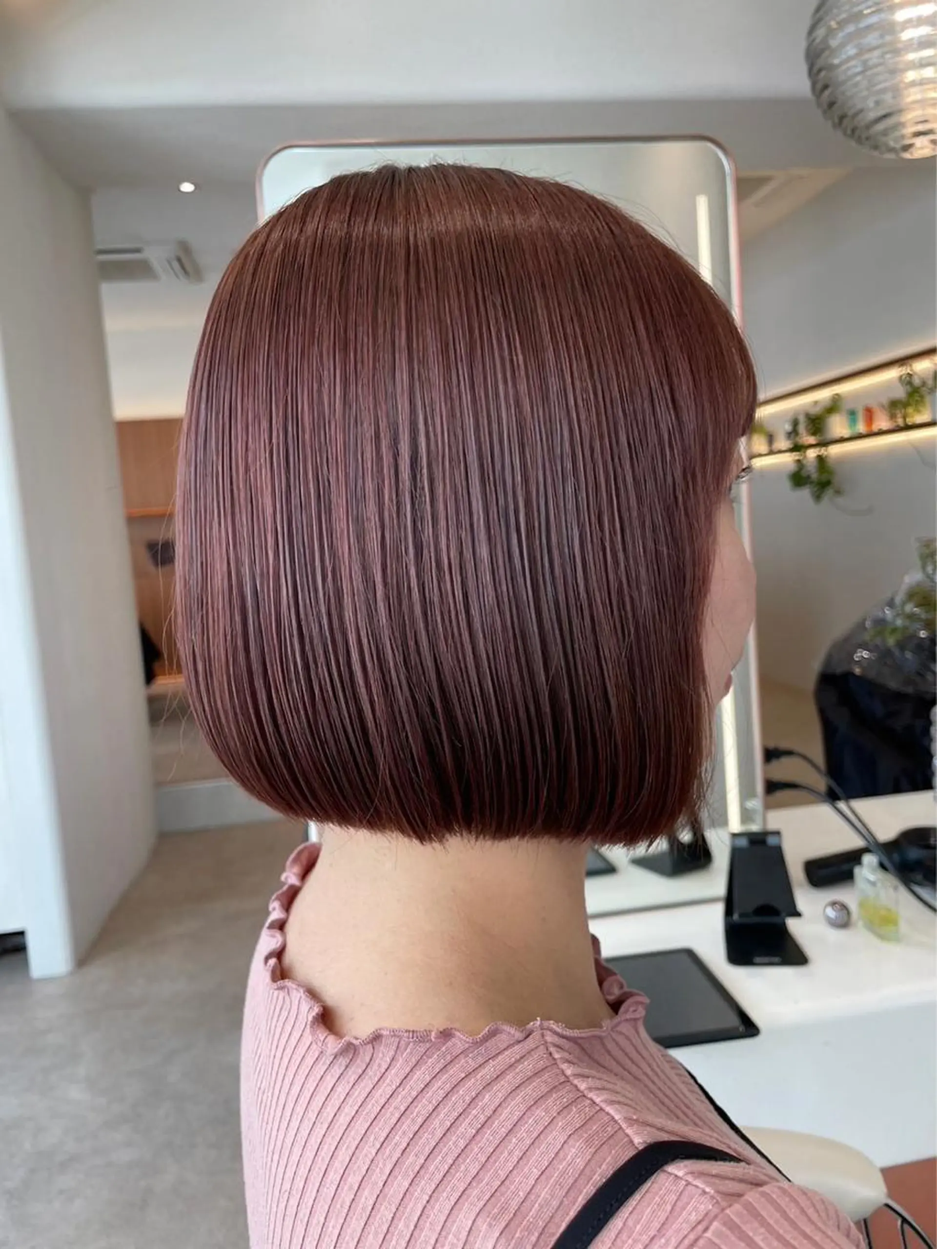 セミロング 韓国ヘア/ベージュ カラー/髪質改善/涼のヘアスタイル