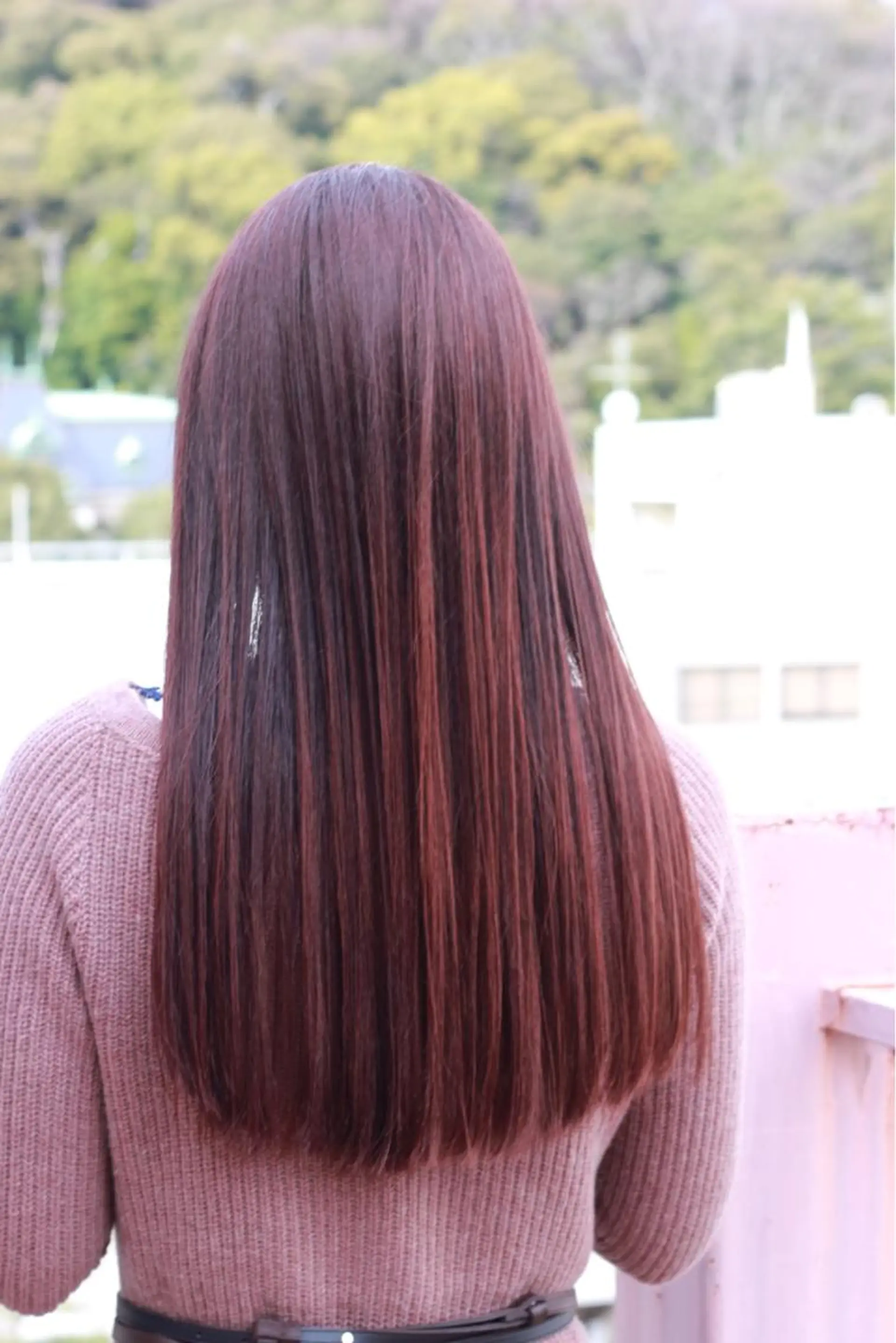 ロング カラー ピンクカラー ヘアカラー Viage （ビアージュ）のヘアスタイル