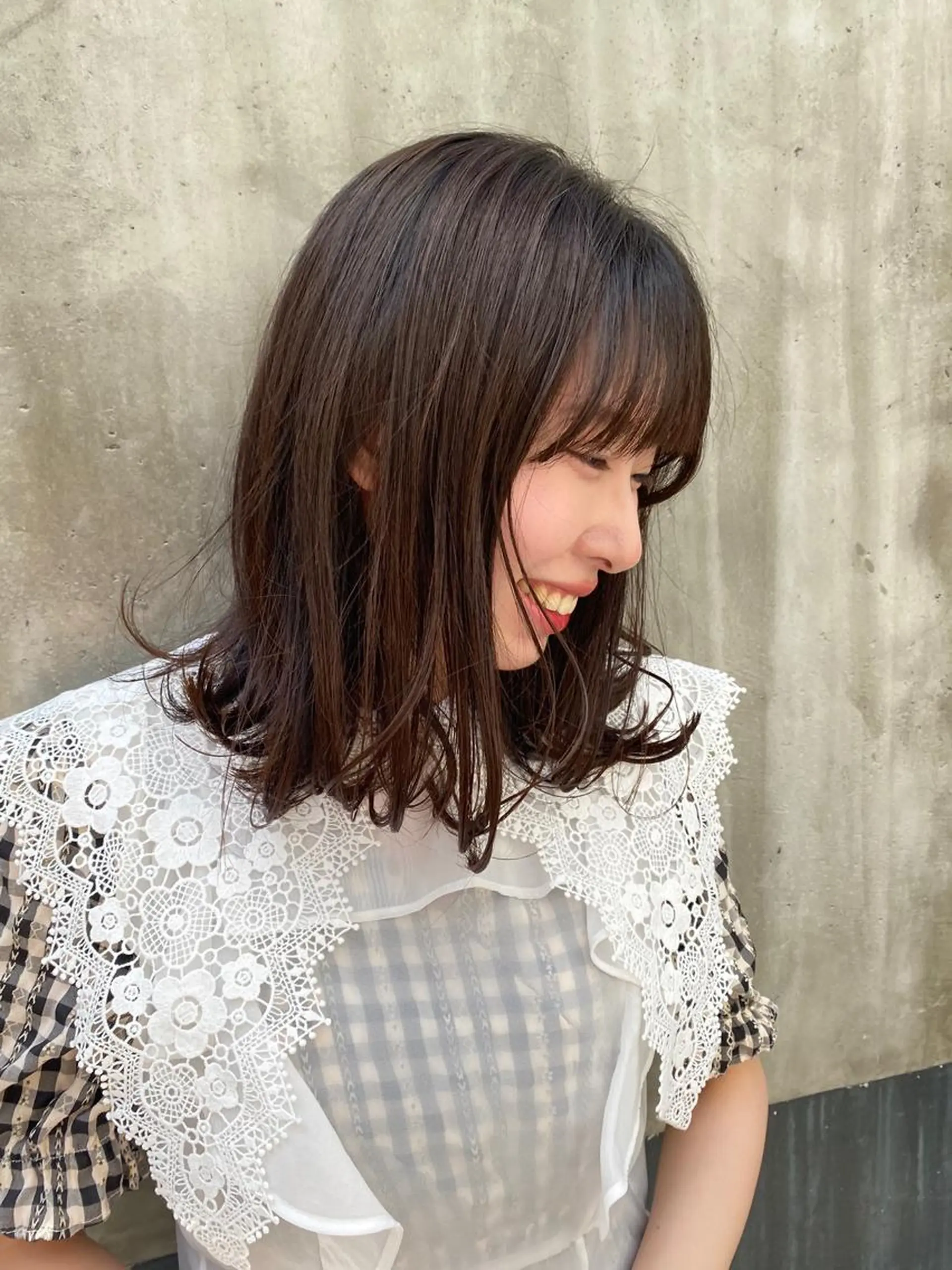 ミディアム 🎀ブリーチなし 透明感🎀yuhiのヘアスタイル