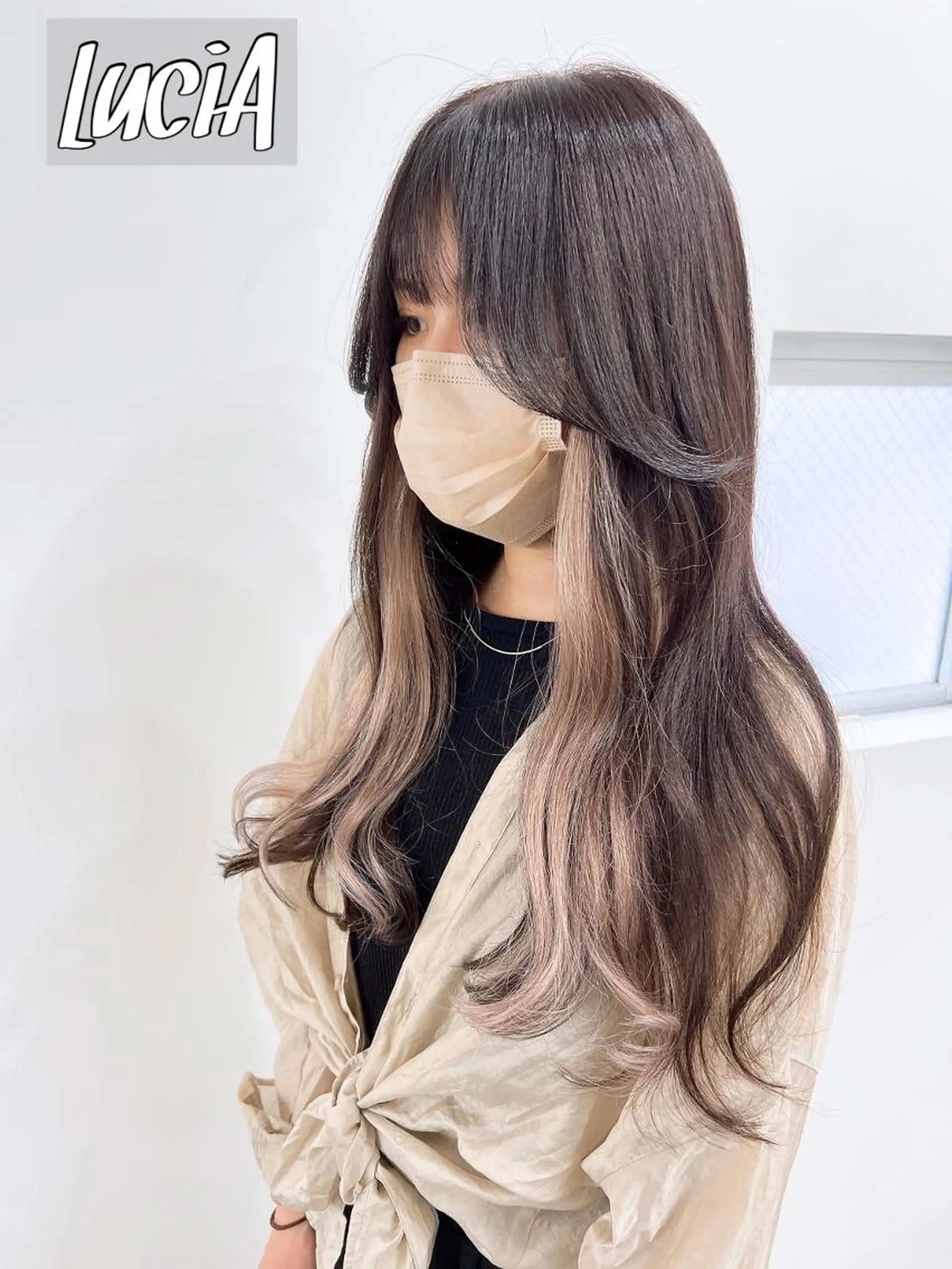 ロング カラー LuciA/エクステ カラーのヘアスタイル