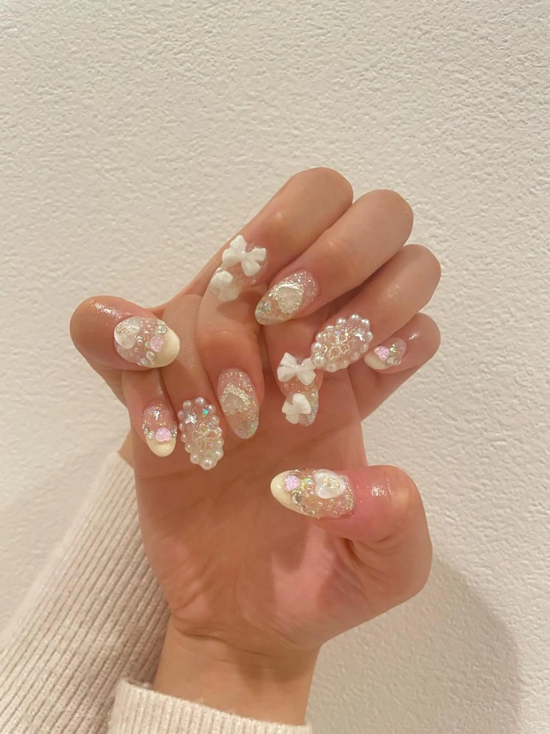 ネイル 束感まつ毛/ネイル/ LED♥KIRARAのマツエク・マツパデザイン