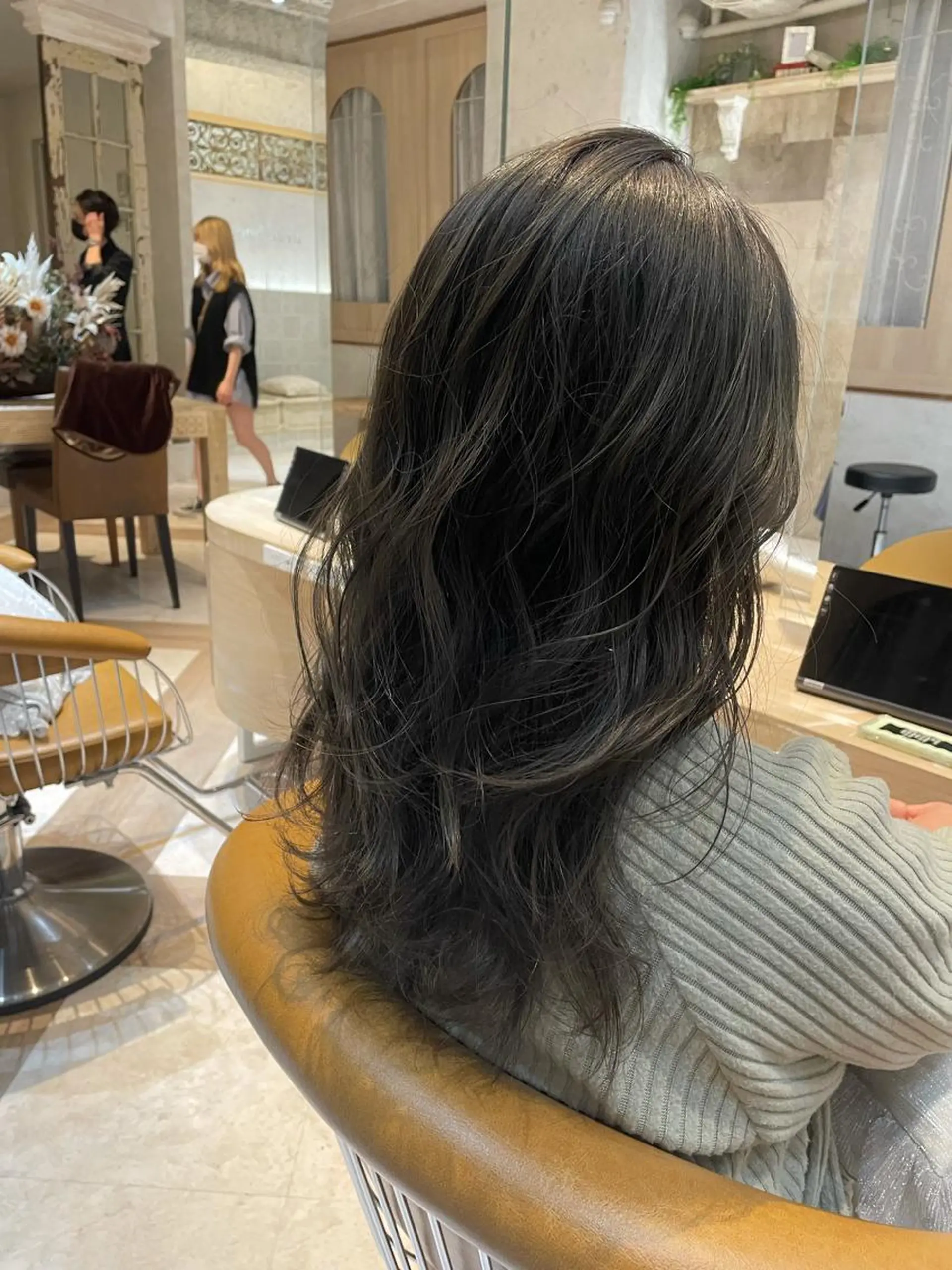 セミロング カット ヘアカラー トリートメント 韓国ヘア/髪質改善 /Harunaのヘアスタイル