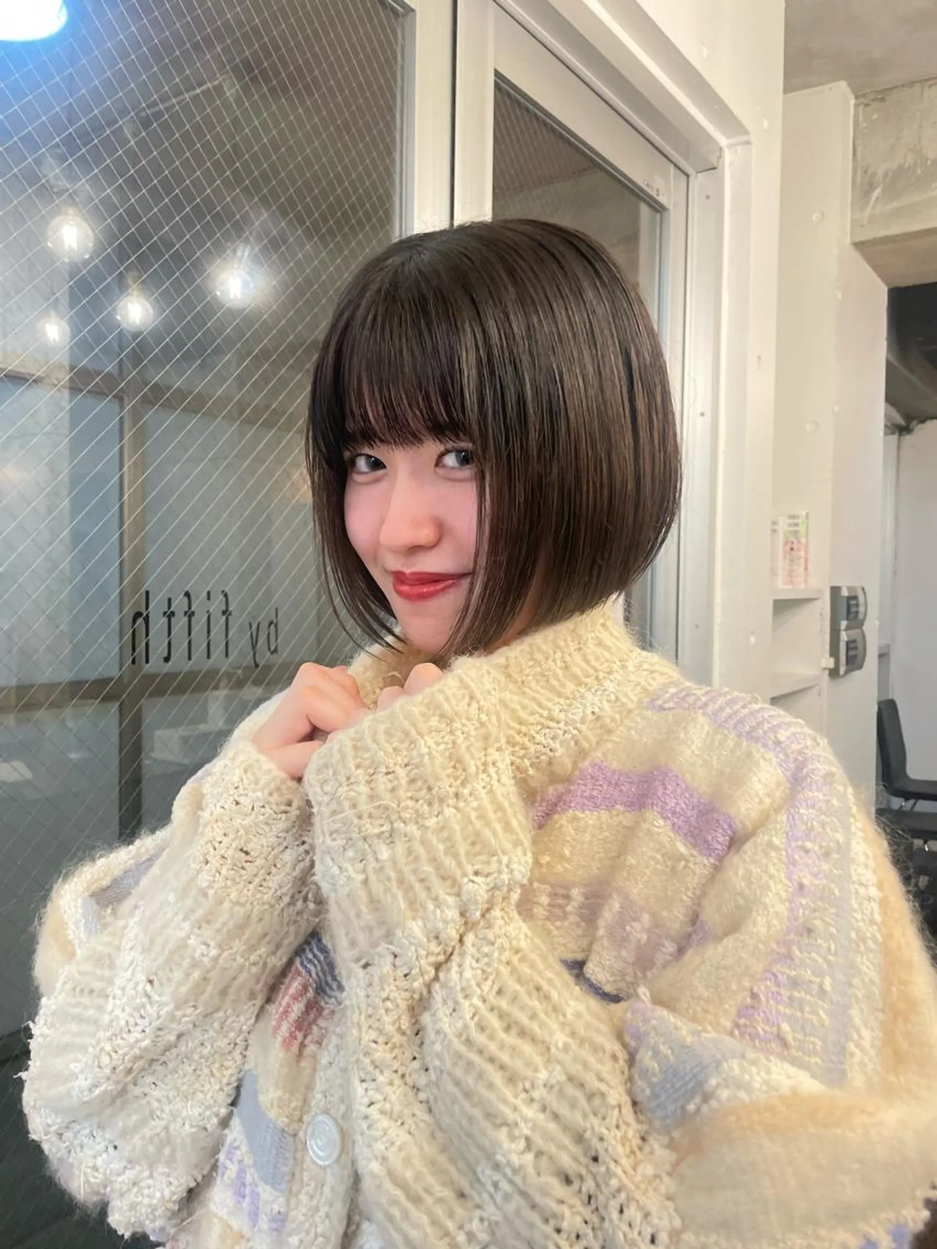 ショート fifth所属・センターパート／マッ シュ／パーマ　あさみのヘアスタイル