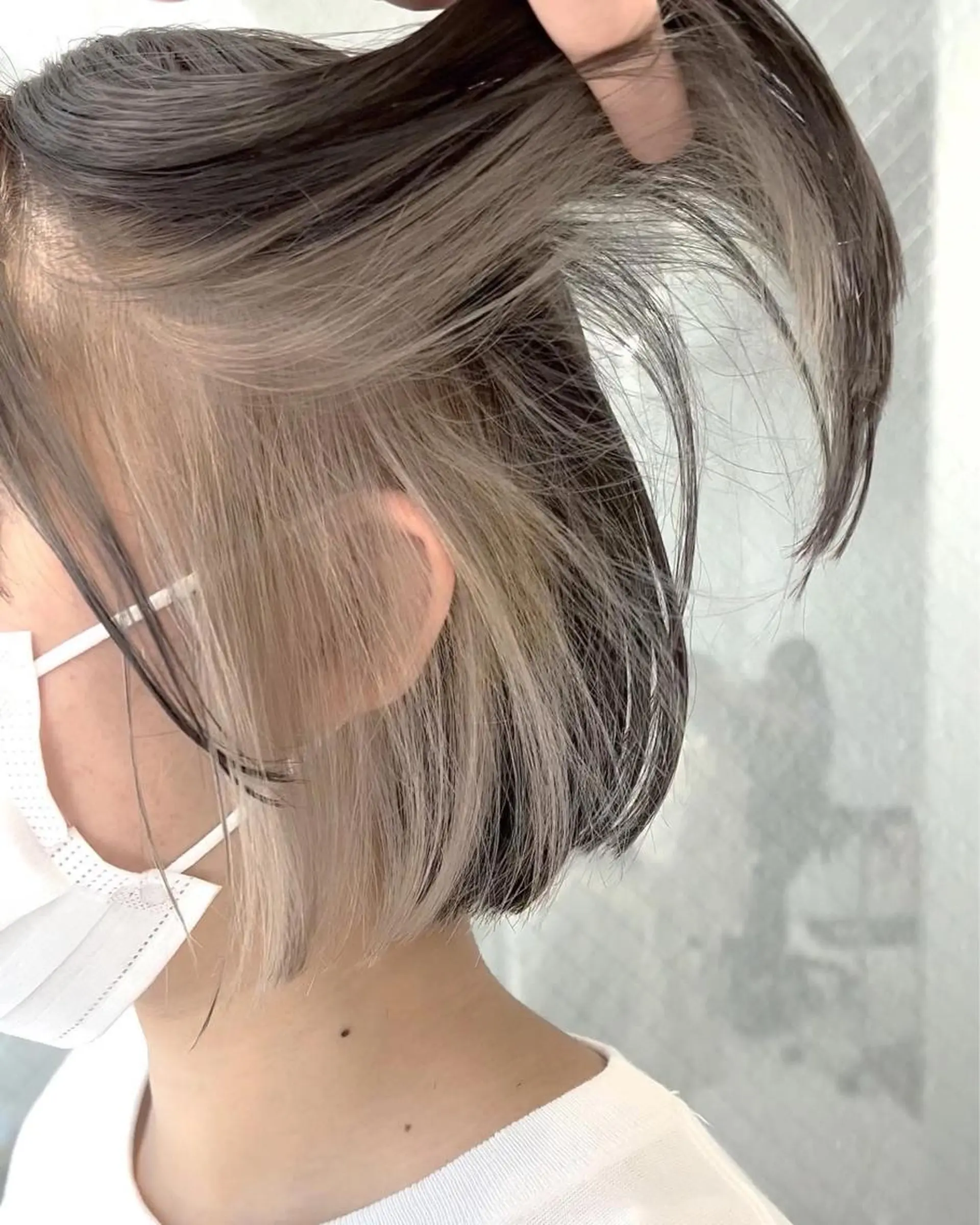 ミディアム ボブ・レイヤーカット 吉敷航一のヘアスタイル