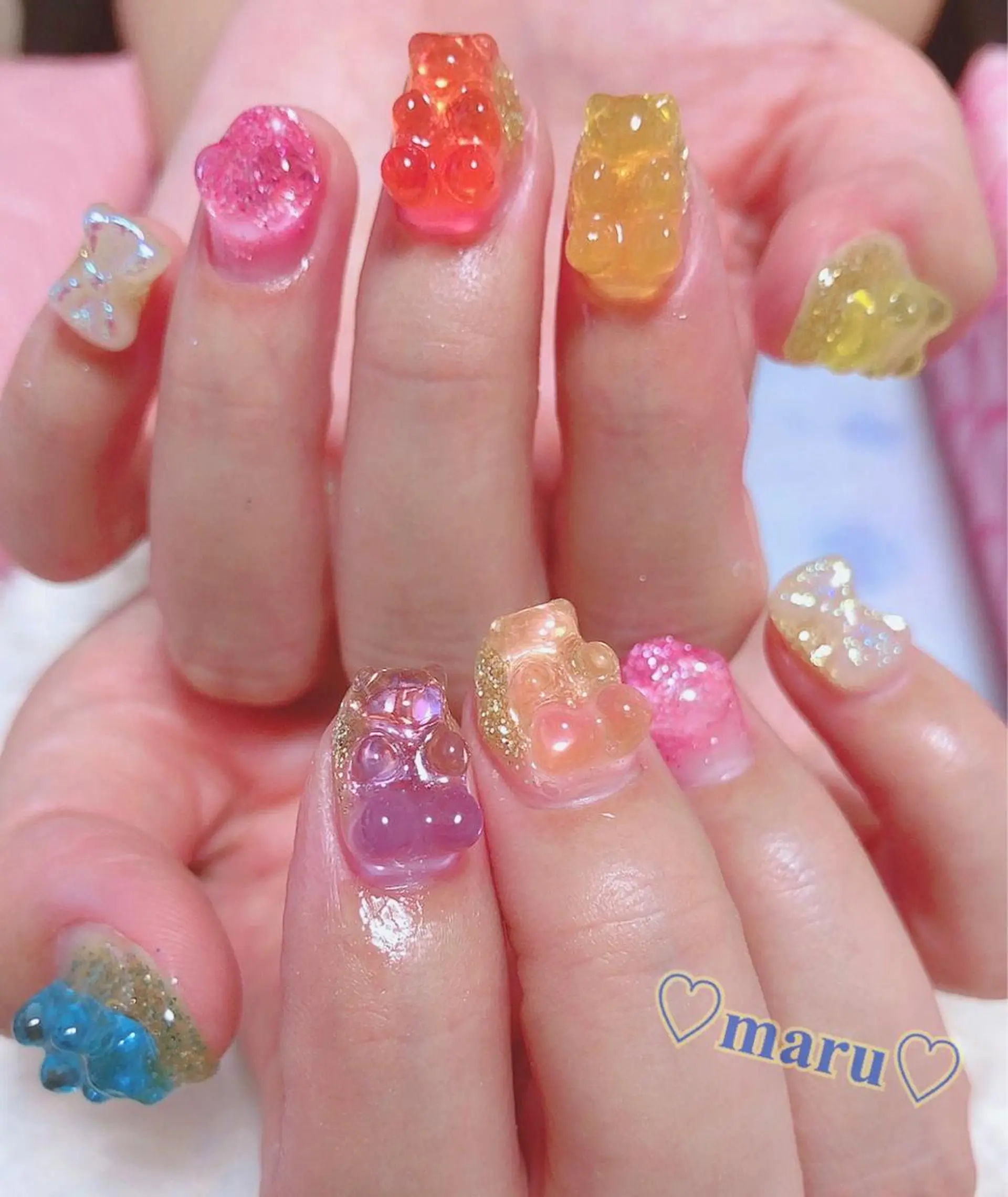 ネイル まるみ ♡のネイルデザイン