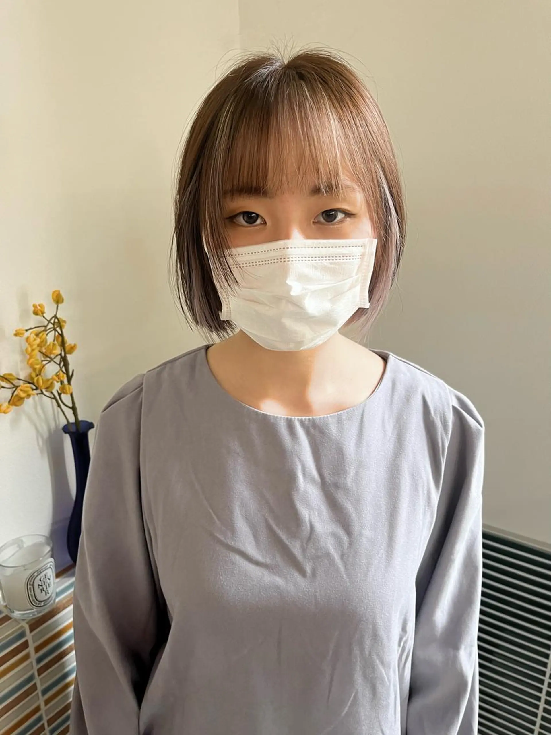 ミディアム カラー インナーカラー 🩷ハイトーン透明感 レイヤー🩷ユリカのヘアスタイル