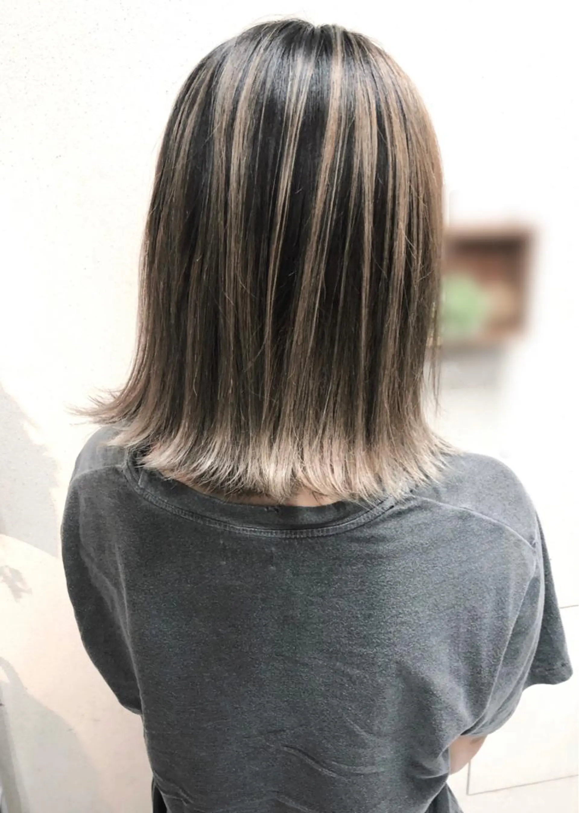 ミディアム カラー ケアブリーチ /髪質 改善/古橋圭史郎のヘアスタイル