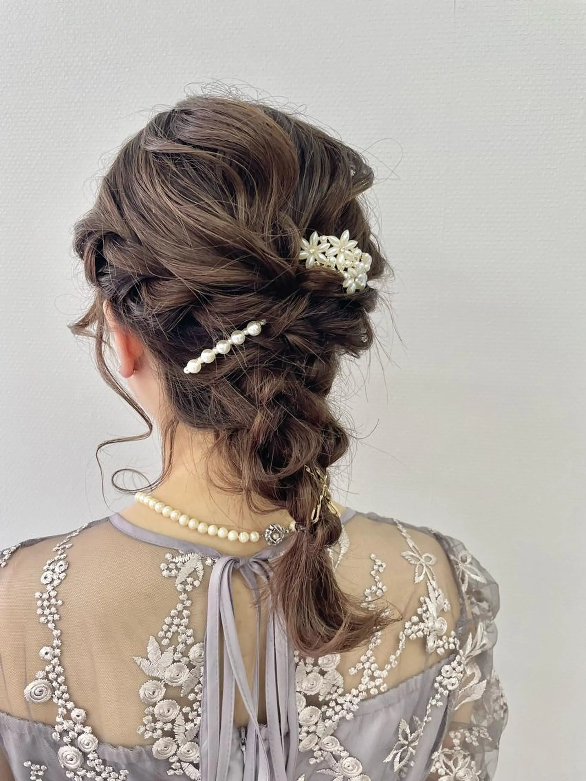 ヘアアレンジ ヘアセット オノ アカネのヘアスタイル