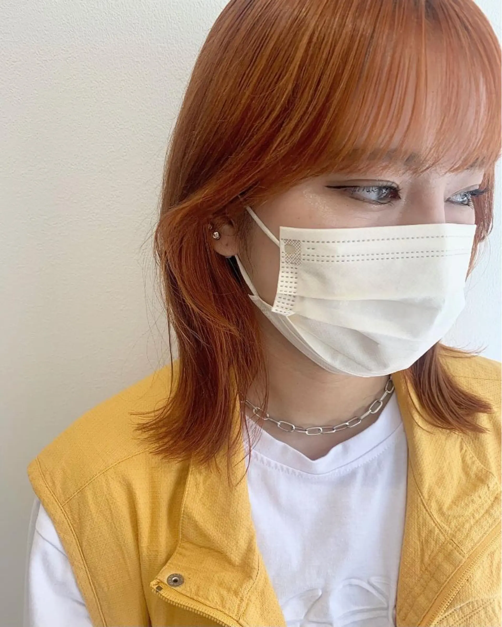 ミディアム カラー カット ヘアカラー MARU レイヤー/パーマのヘアスタイル