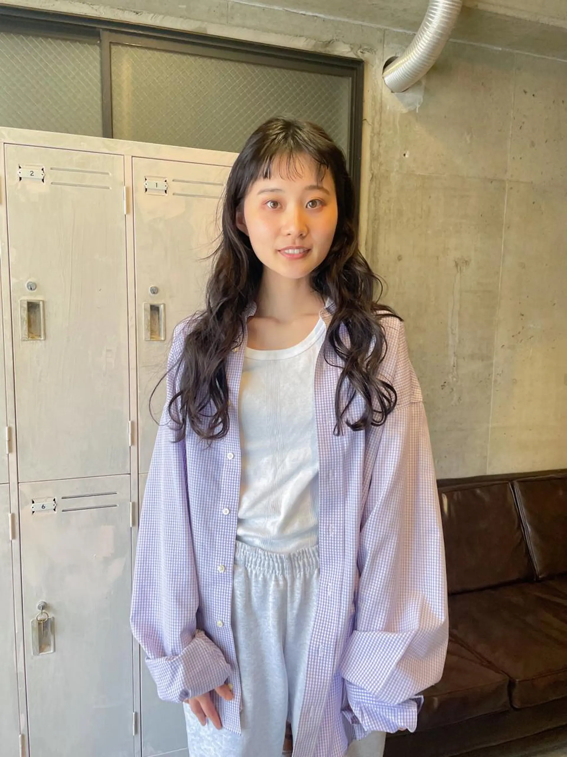 ロング パーマ パーマ/レイヤー 岩山丈一郎のヘアスタイル