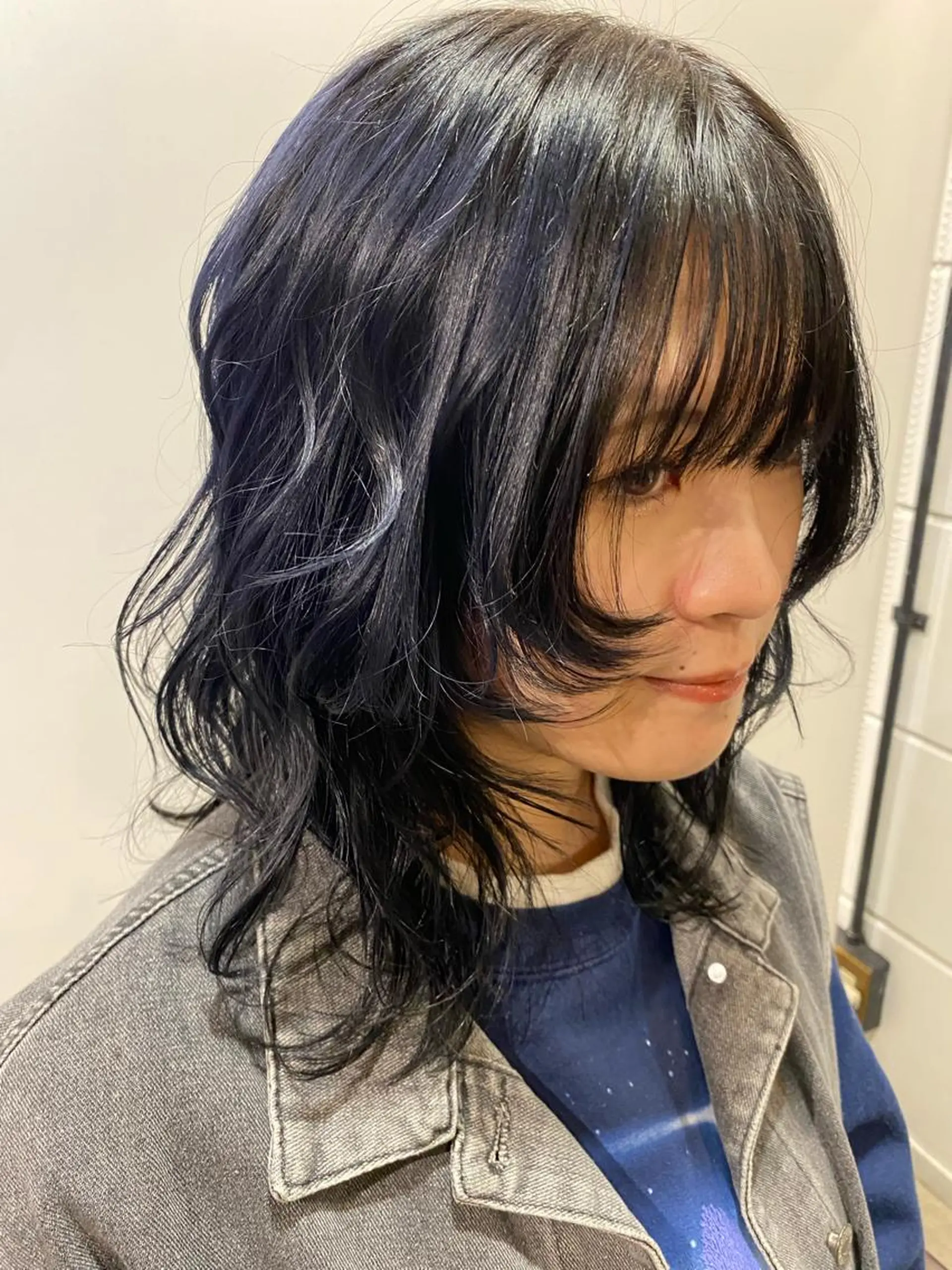 カラー ダブルカラー 顔周りカット/透明感 カラー/rioのヘアスタイル