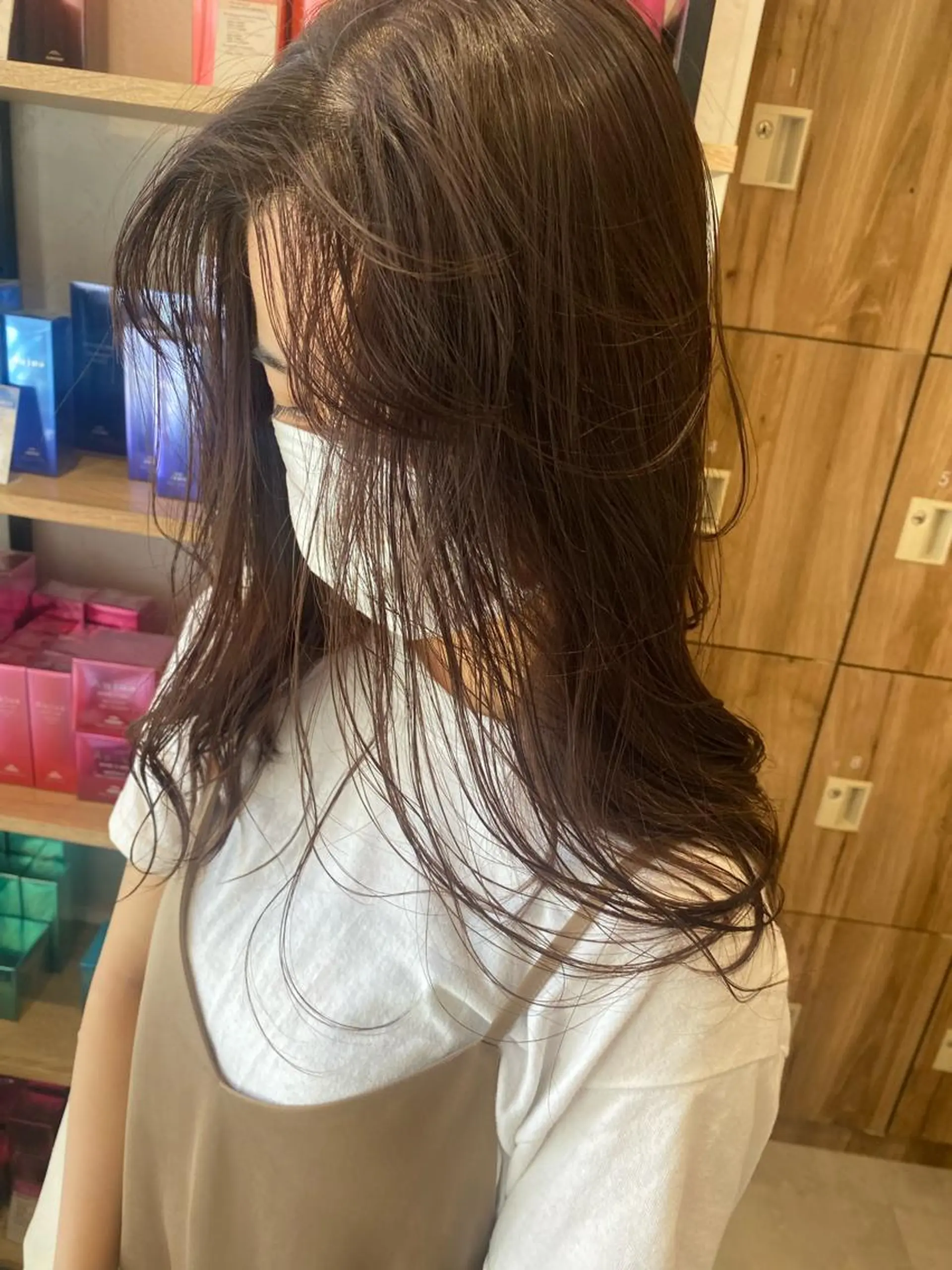 ロング カラー ヘアアレンジ ブラウンカラー ショコラブラウン ヘアカラー トリートメント ヘッドスパ パーマ指名No1 /namiのヘアスタイル