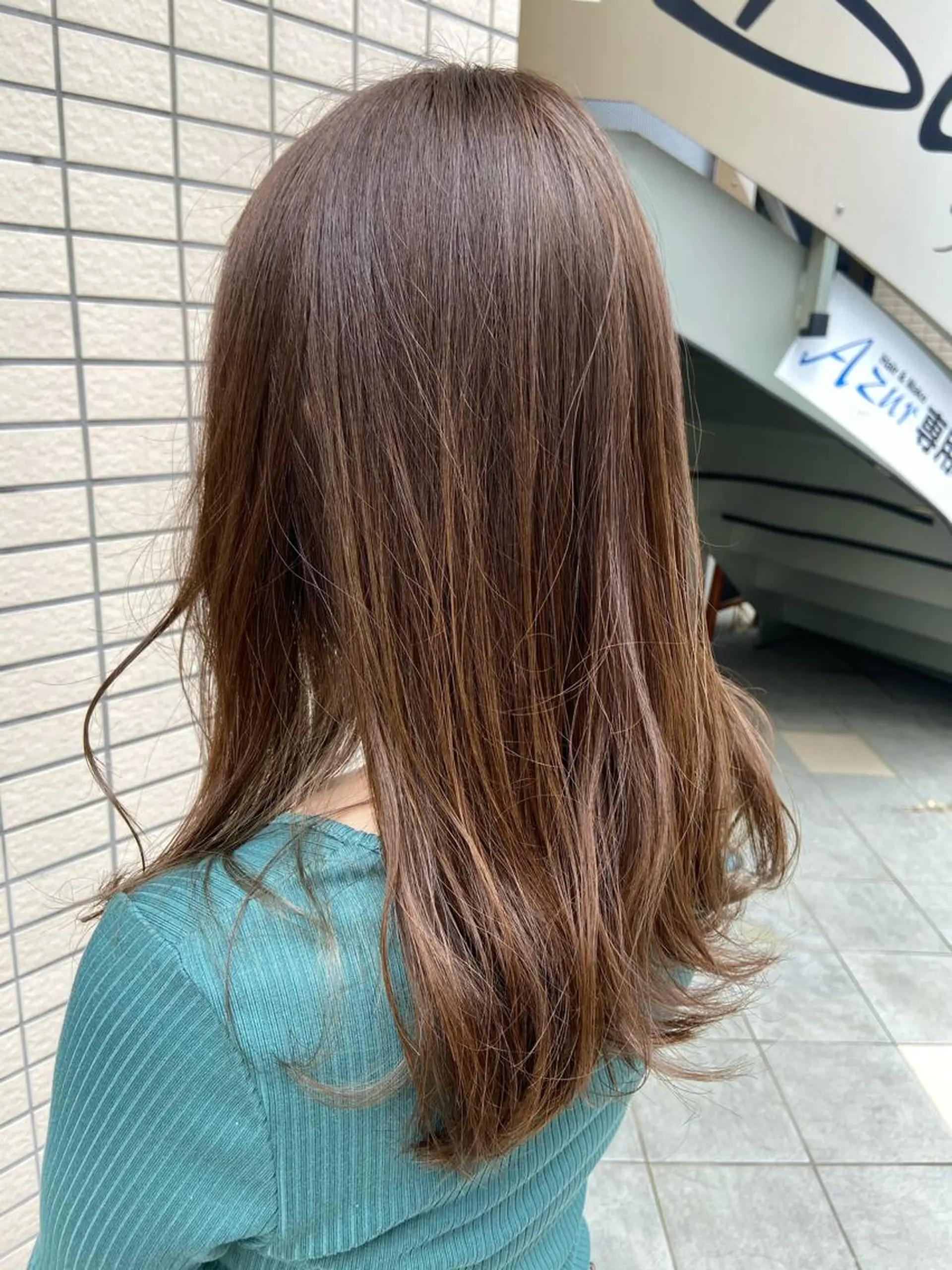 ロング カラー カット ヘアカラー トリートメント 菊地 美憂のヘアスタイル