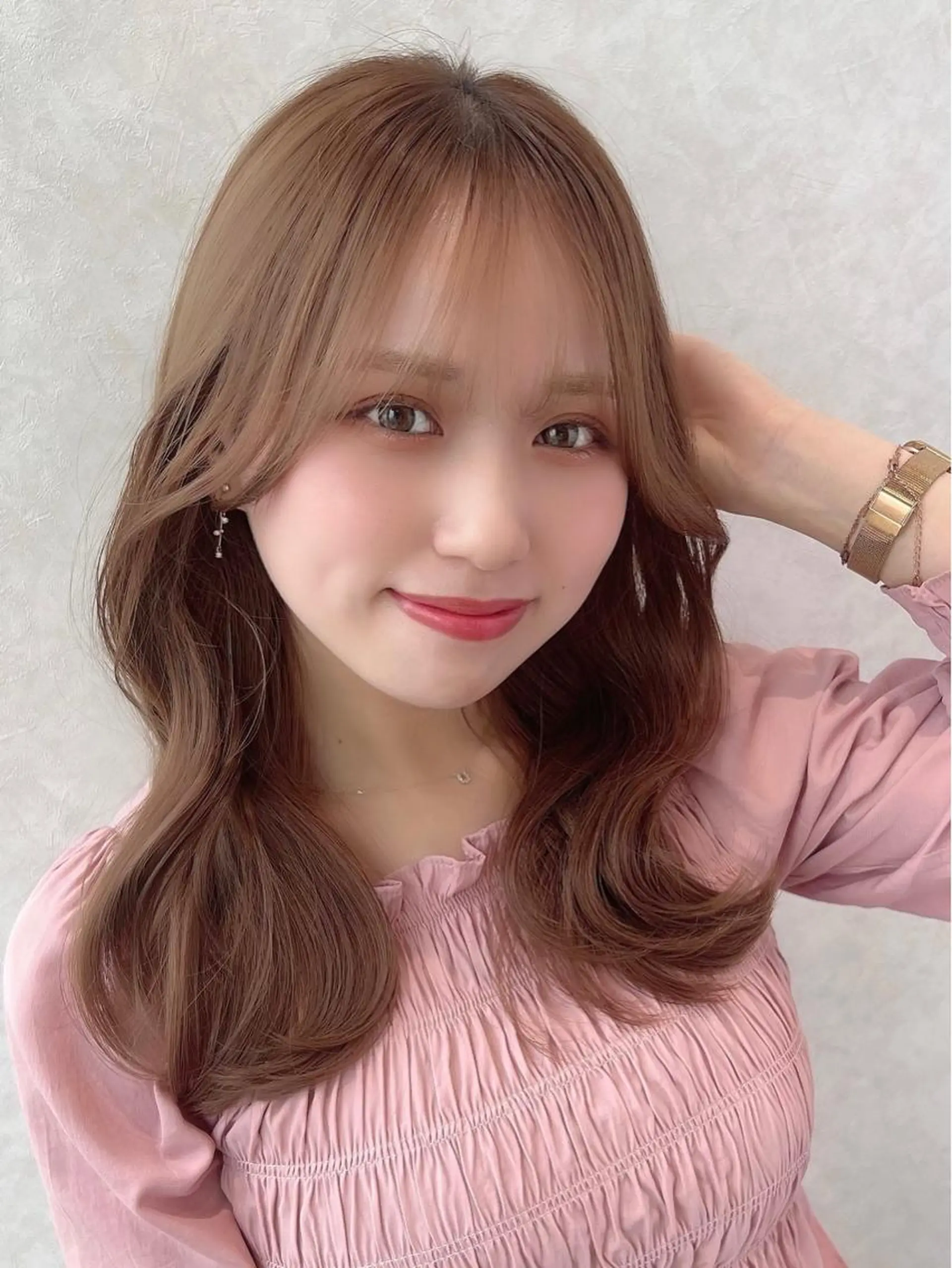 セミロング くびれヘア レイヤーカット シースルーバング サイドバング 🧡くびれヘア/前髪 顔周り🧡久原結衣のヘアスタイル