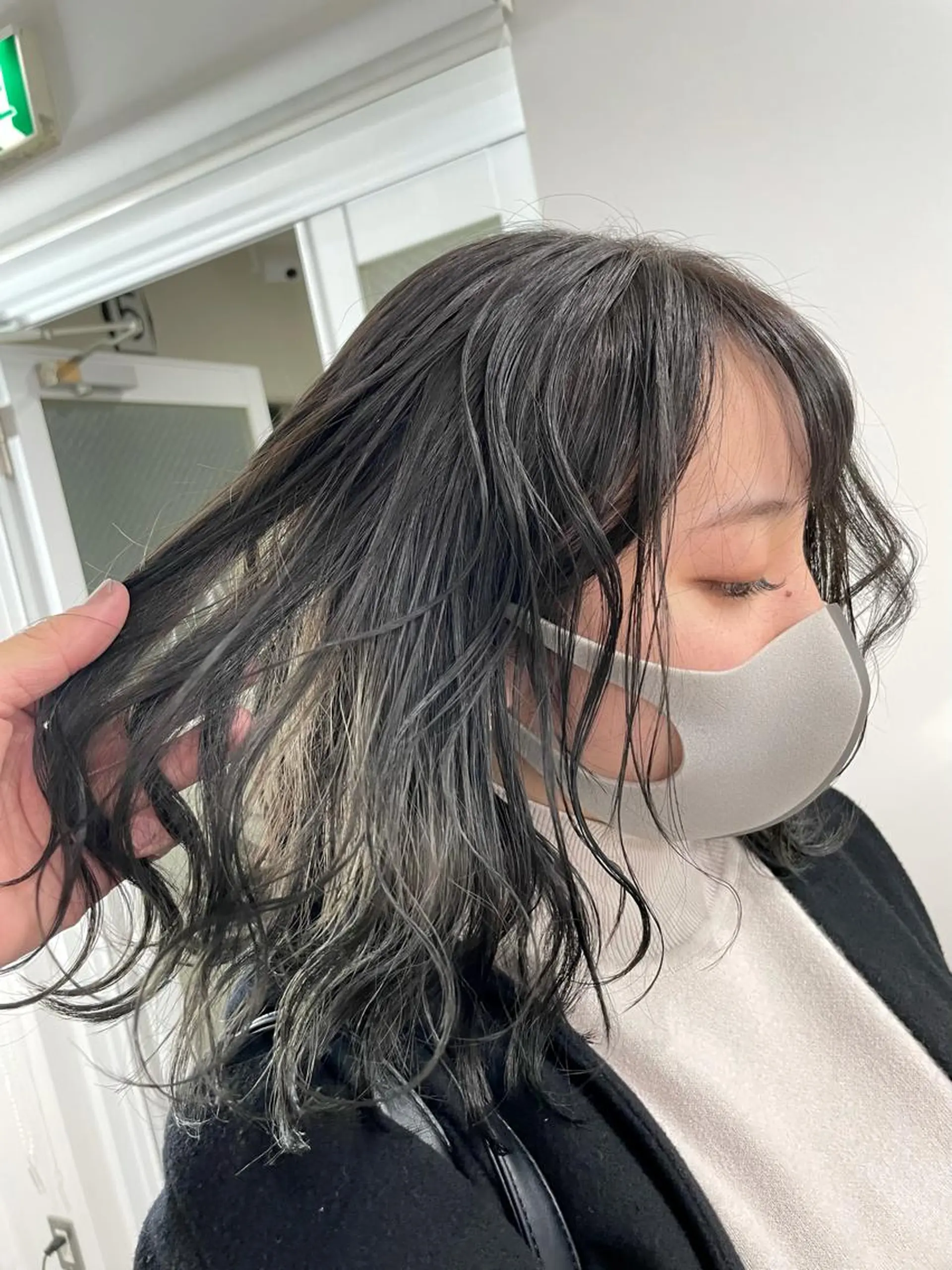 セミロング カラー ヘアアレンジ メンズ カット ヘアカラー トリートメント ⭐️柏木皇気ブリーチ ムラ修正/他店直しのヘアスタイル